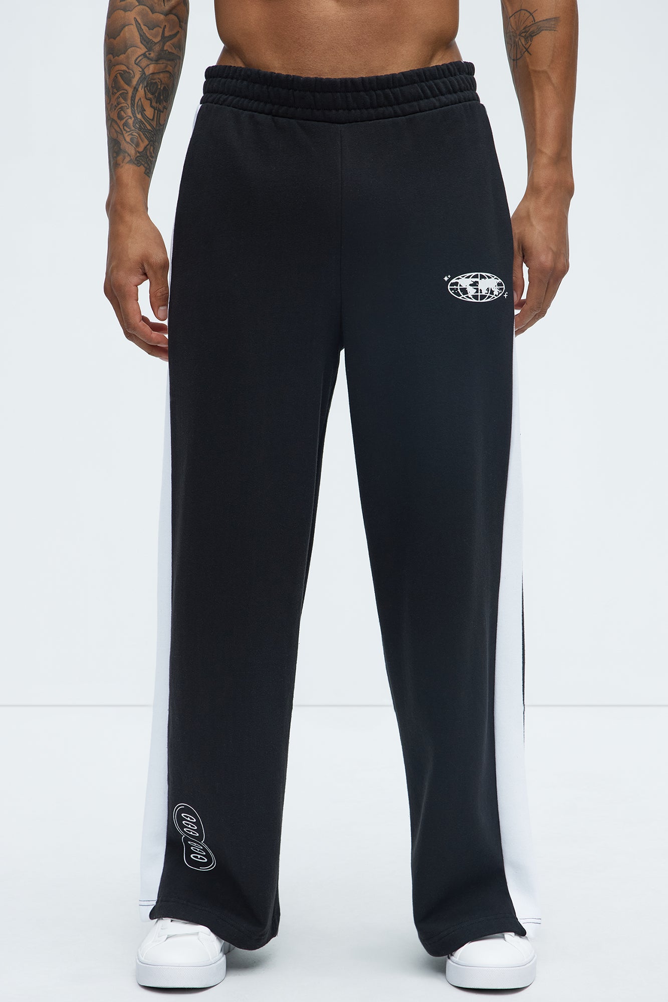 Strive Sweatpants - Black/White - Image 3