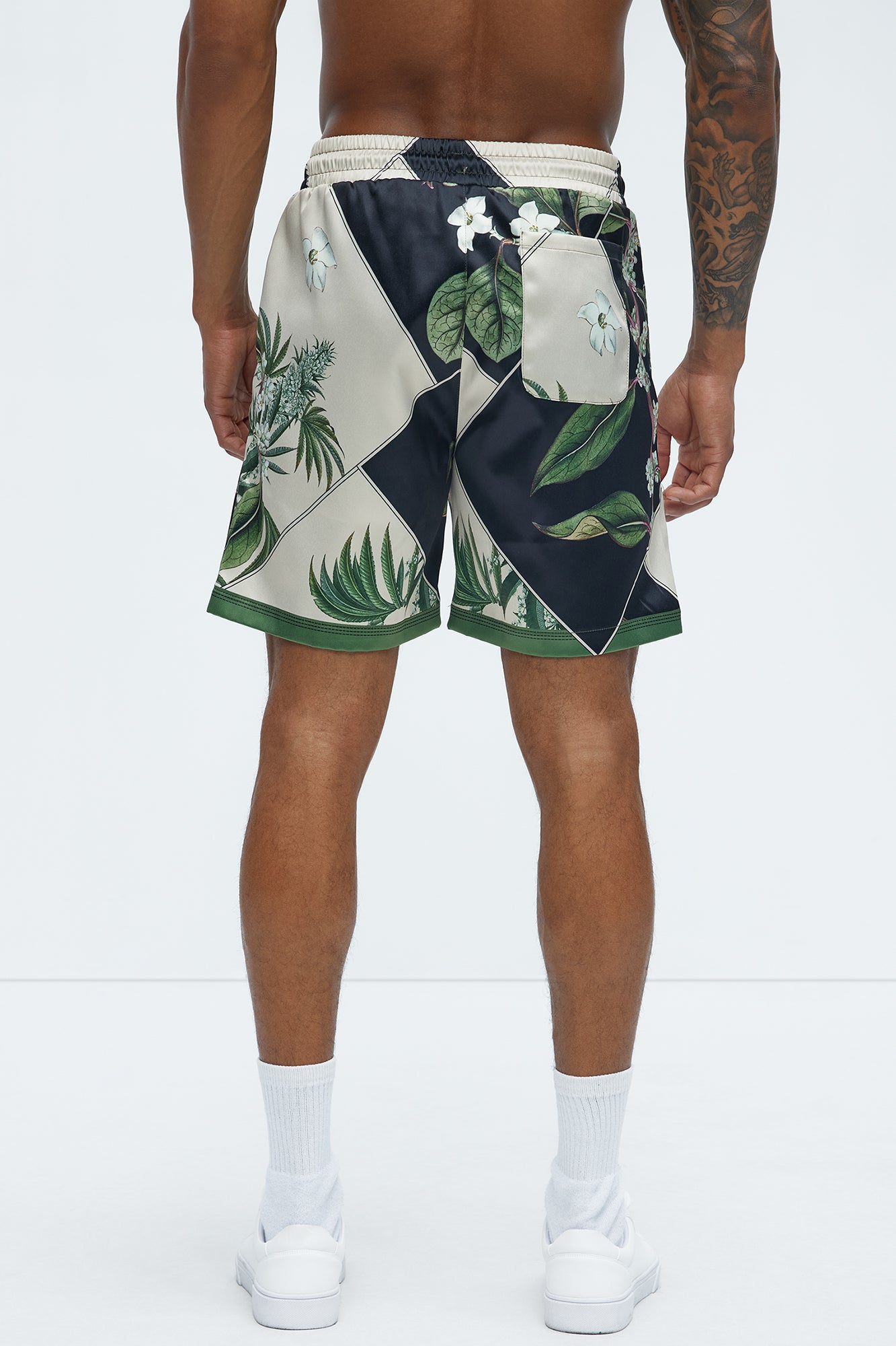 Agrarian Printed Short - Green/combo - Image 5