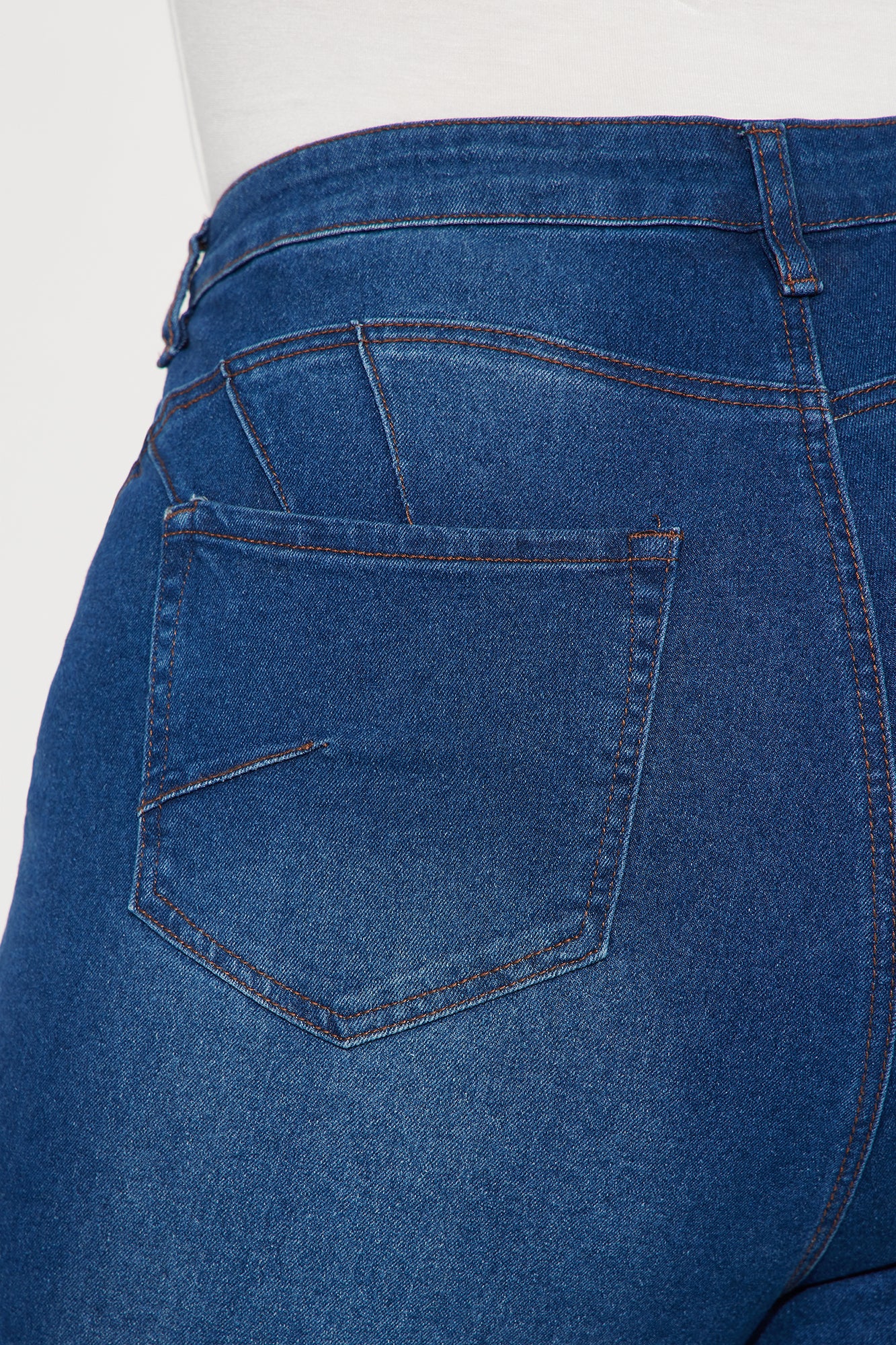 Back It Up Ripped Booty Lifting Stretch Skinny Jeans - Dark Wash - Image 8