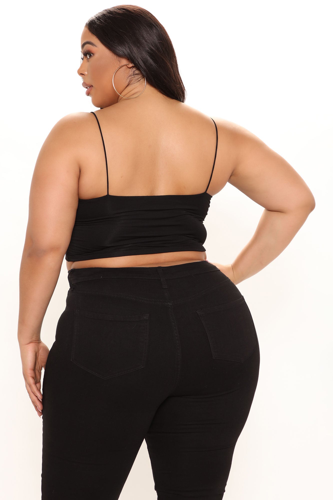 KiKi Cropped Top - Black - Image 9
