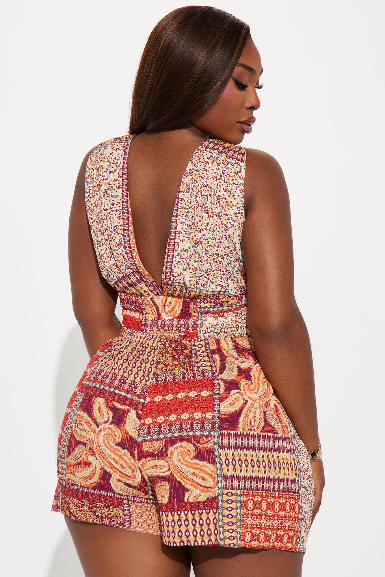 Barbados Romper - Red/combo - Image 6
