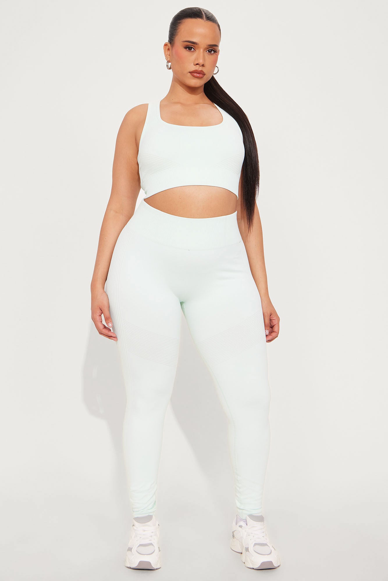 Good Stretch Seamless Active Legging - Mint - Image 4
