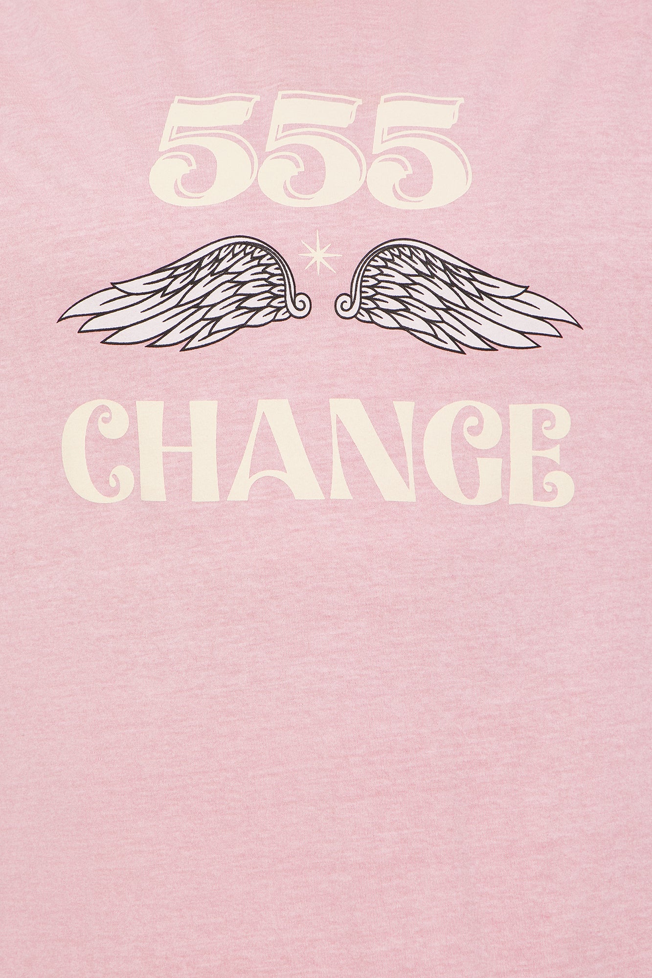 Accept Change 555 Washed Oversized Tee - Mauve - Image 6