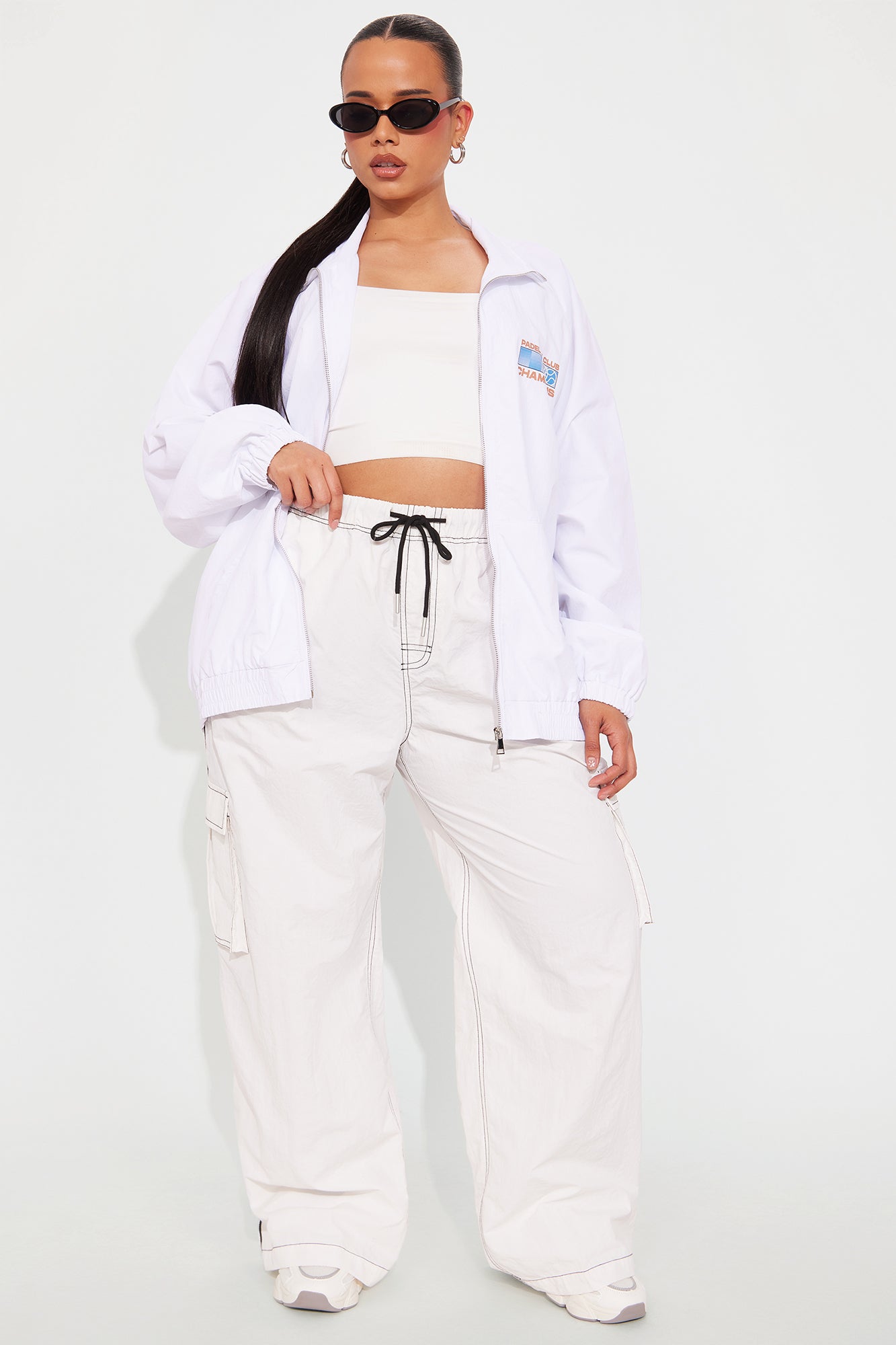 Champions Athletic Sporty Windbreaker - White - Image 7