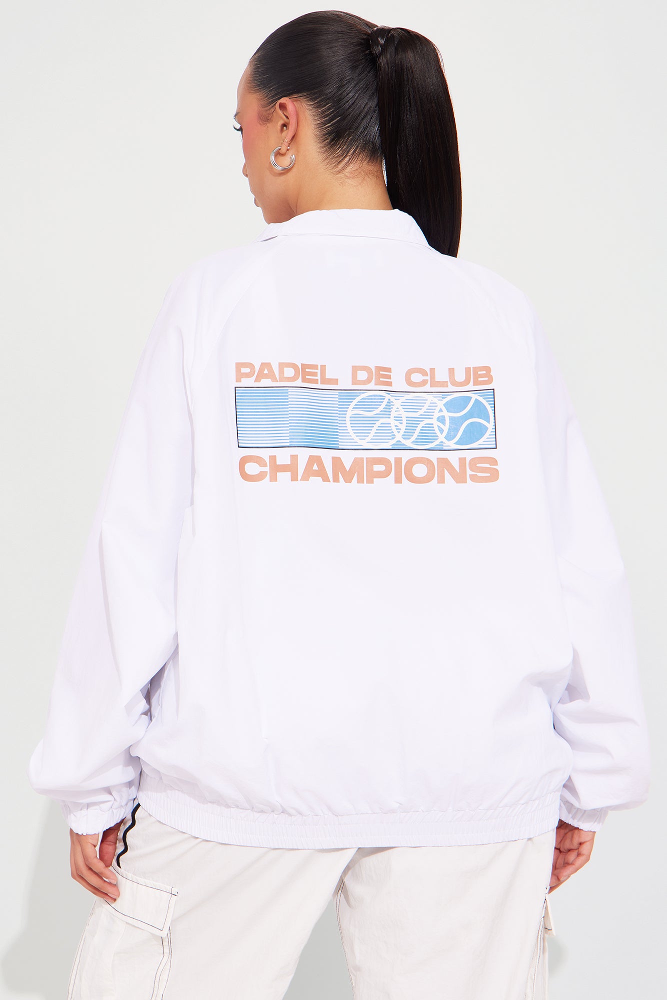 Champions Athletic Sporty Windbreaker - White - Image 9