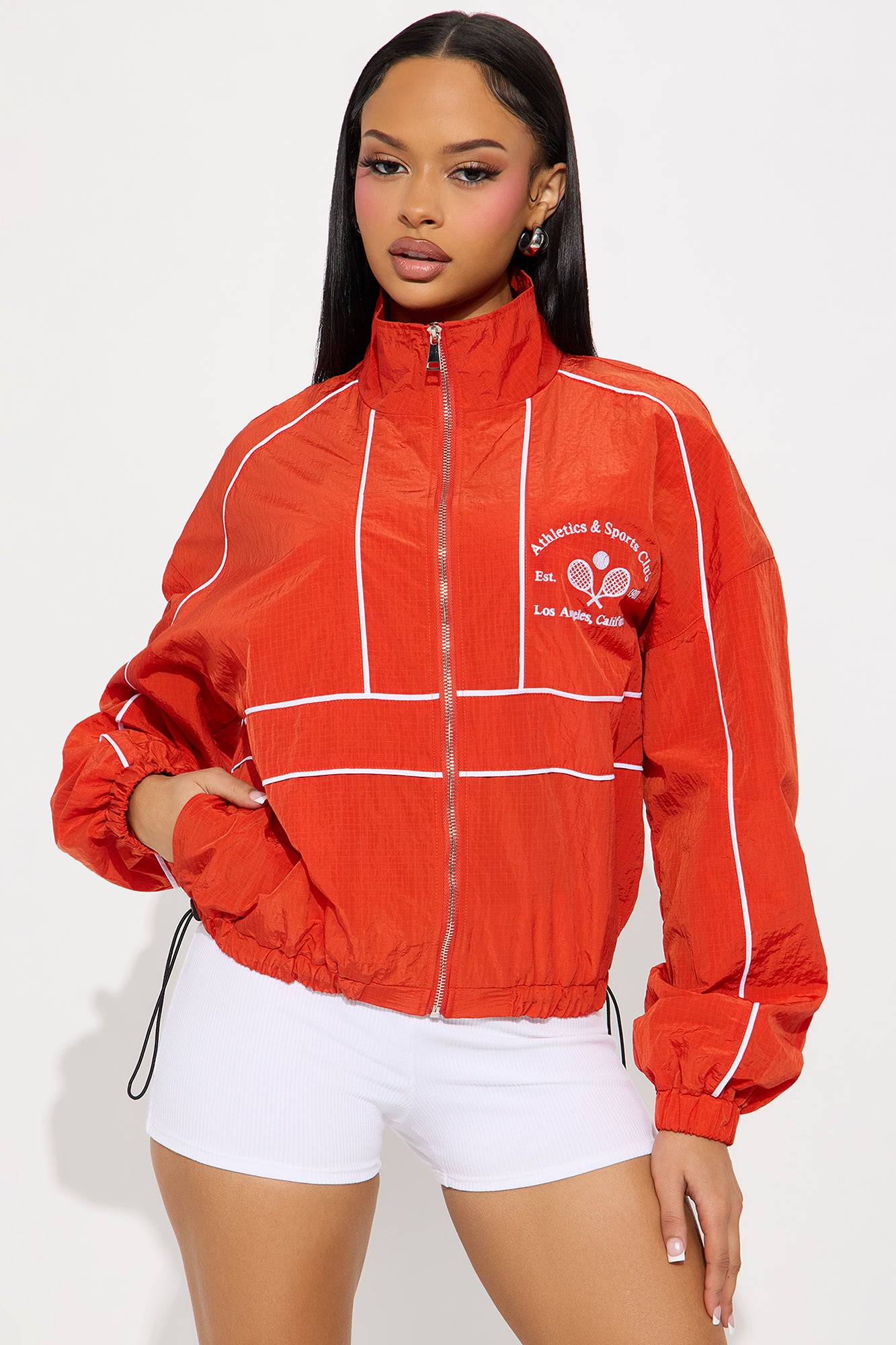 LA Sports Club Windbreaker - Red - Image 4
