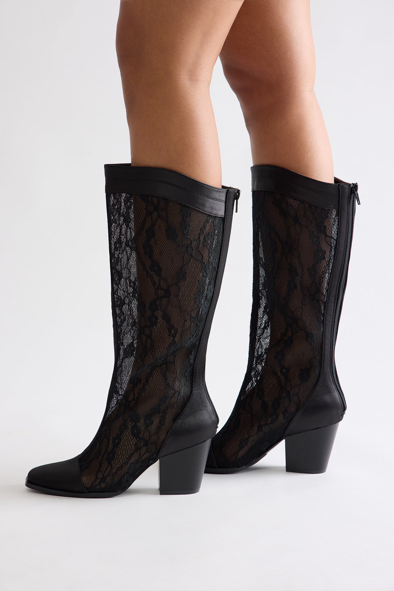 Southern Roots Cowboy Boots - Black - Image 5
