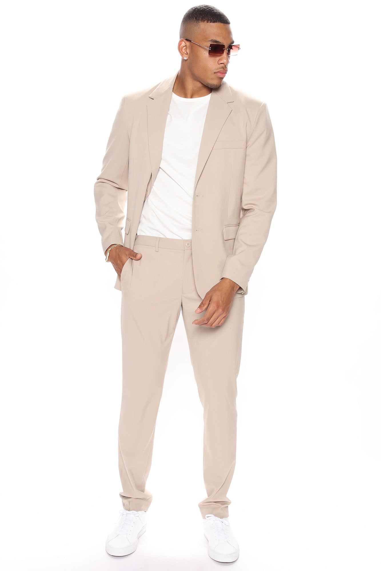 The Modern Stretch Slim Trouser - Tan - Image 6