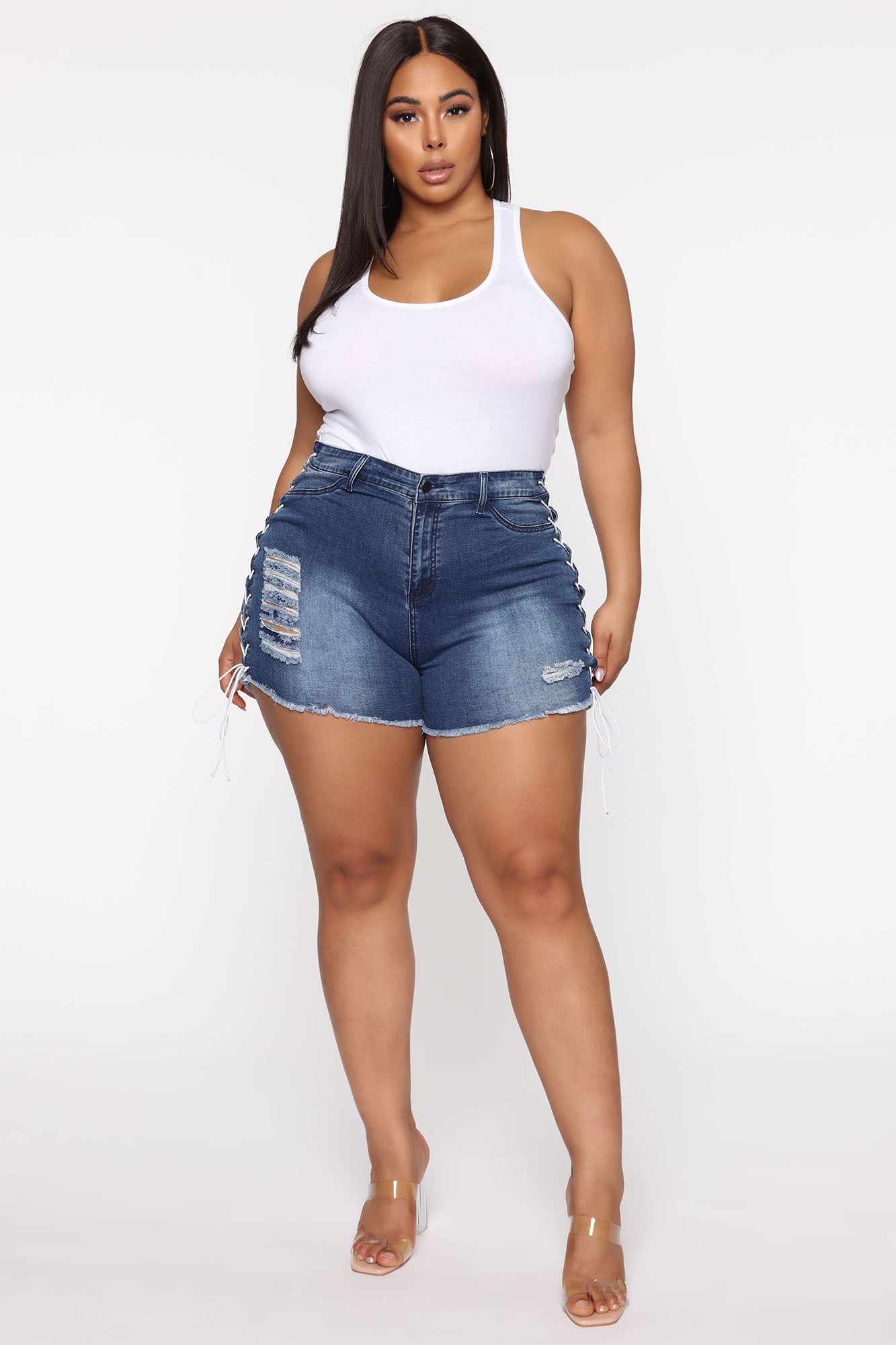 Divine Basic Tank Bodysuit - White - Image 6