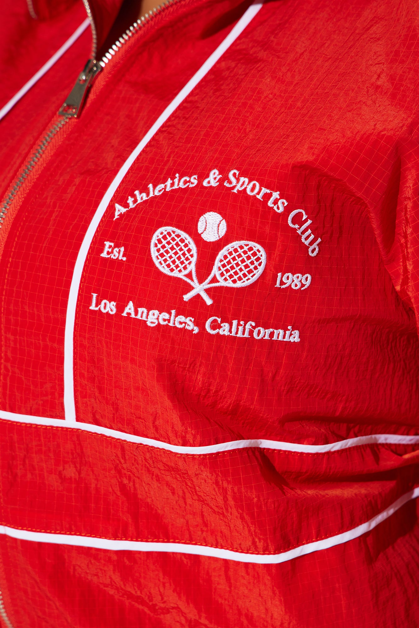 LA Sports Club Windbreaker - Red - Image 10