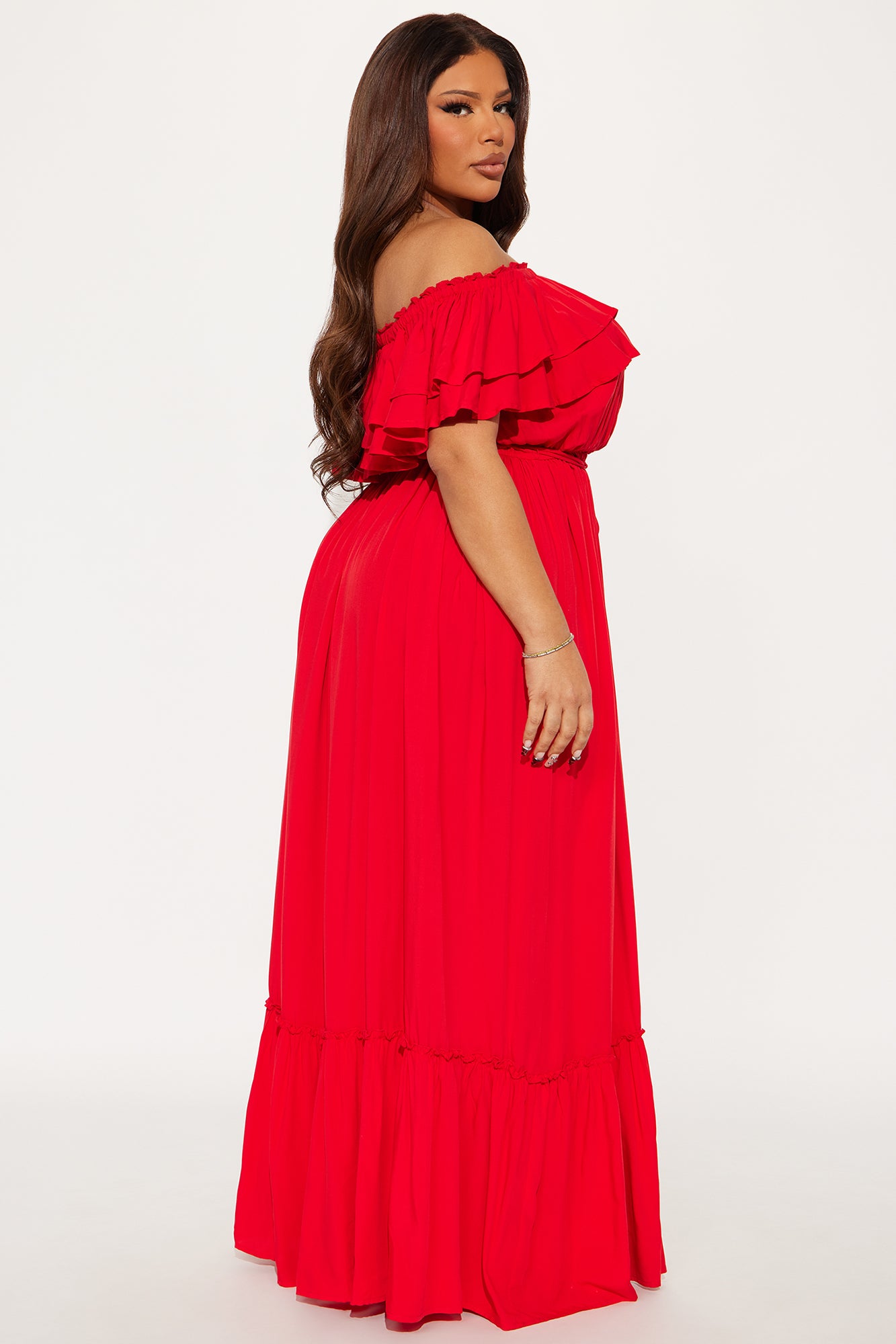 Caribbean Beauty Maxi Dress - Red - Image 6