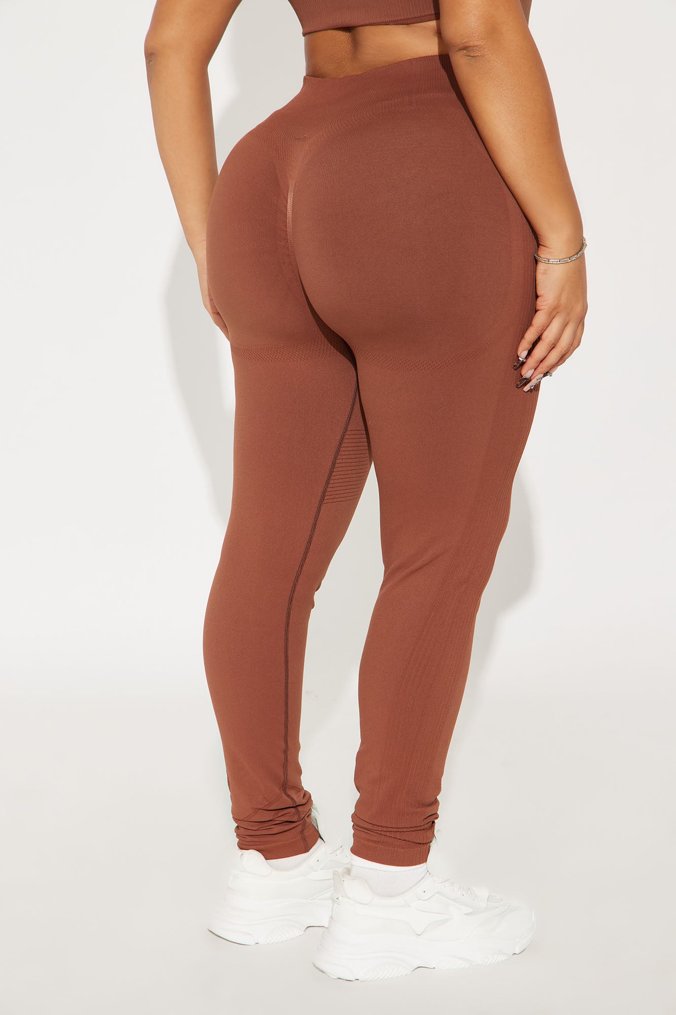 Good Stretch Seamless Active Legging - Mocha - Image 6