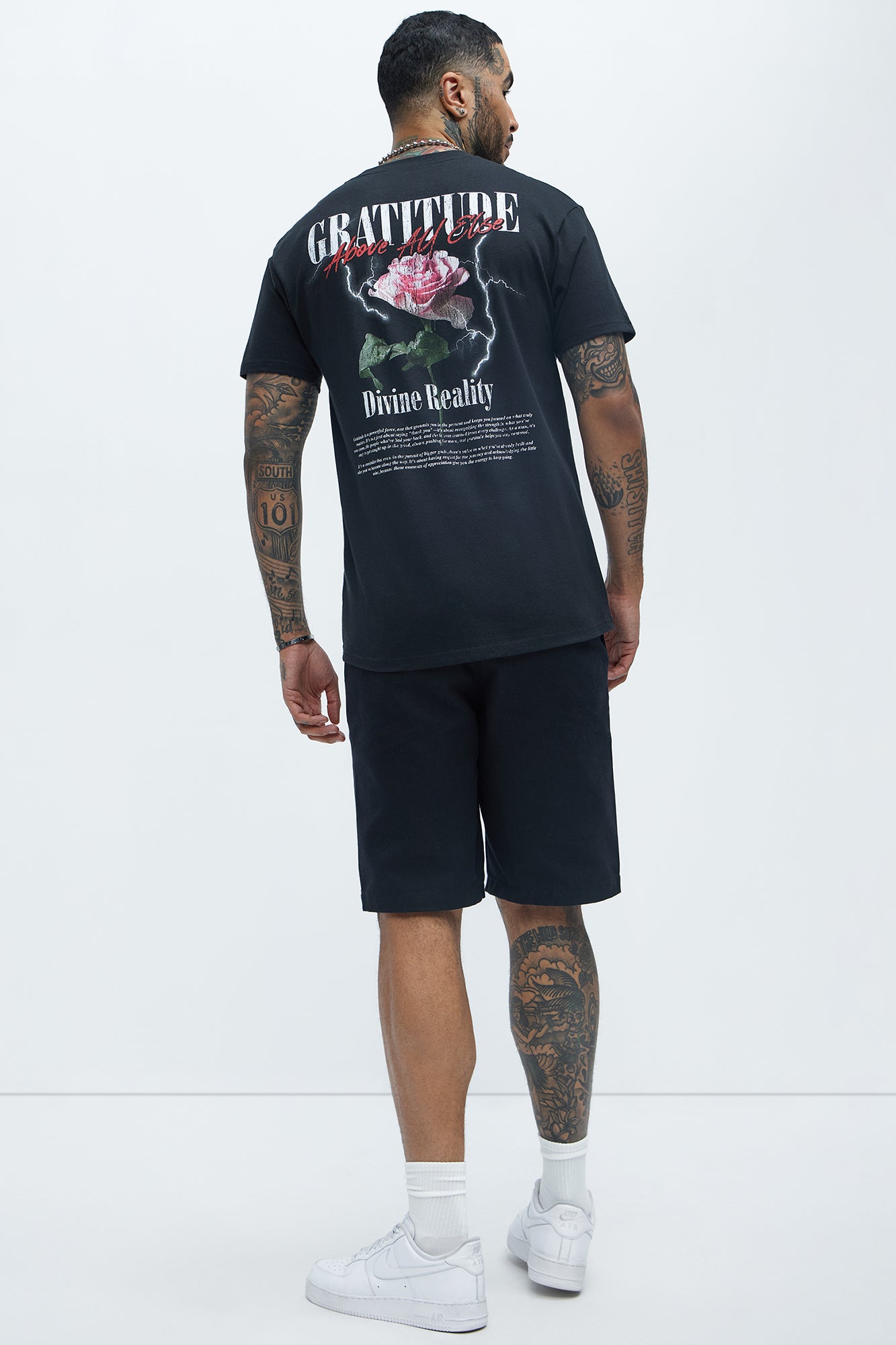 Above All Else Short Sleeve Tee - Black - Image 5