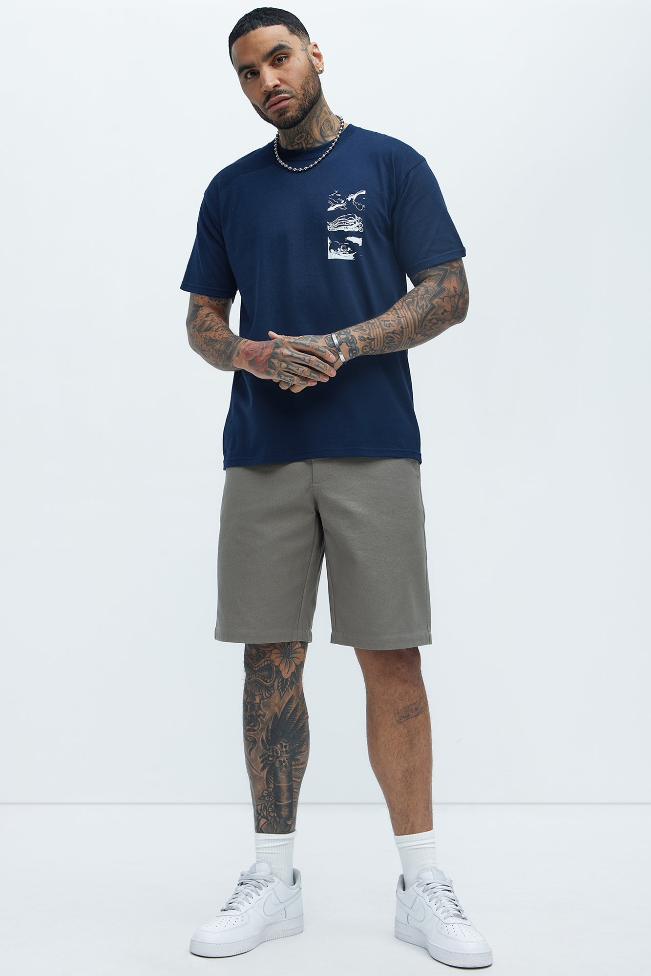Transend Reality Short Sleeve Tee - Navy - Image 4