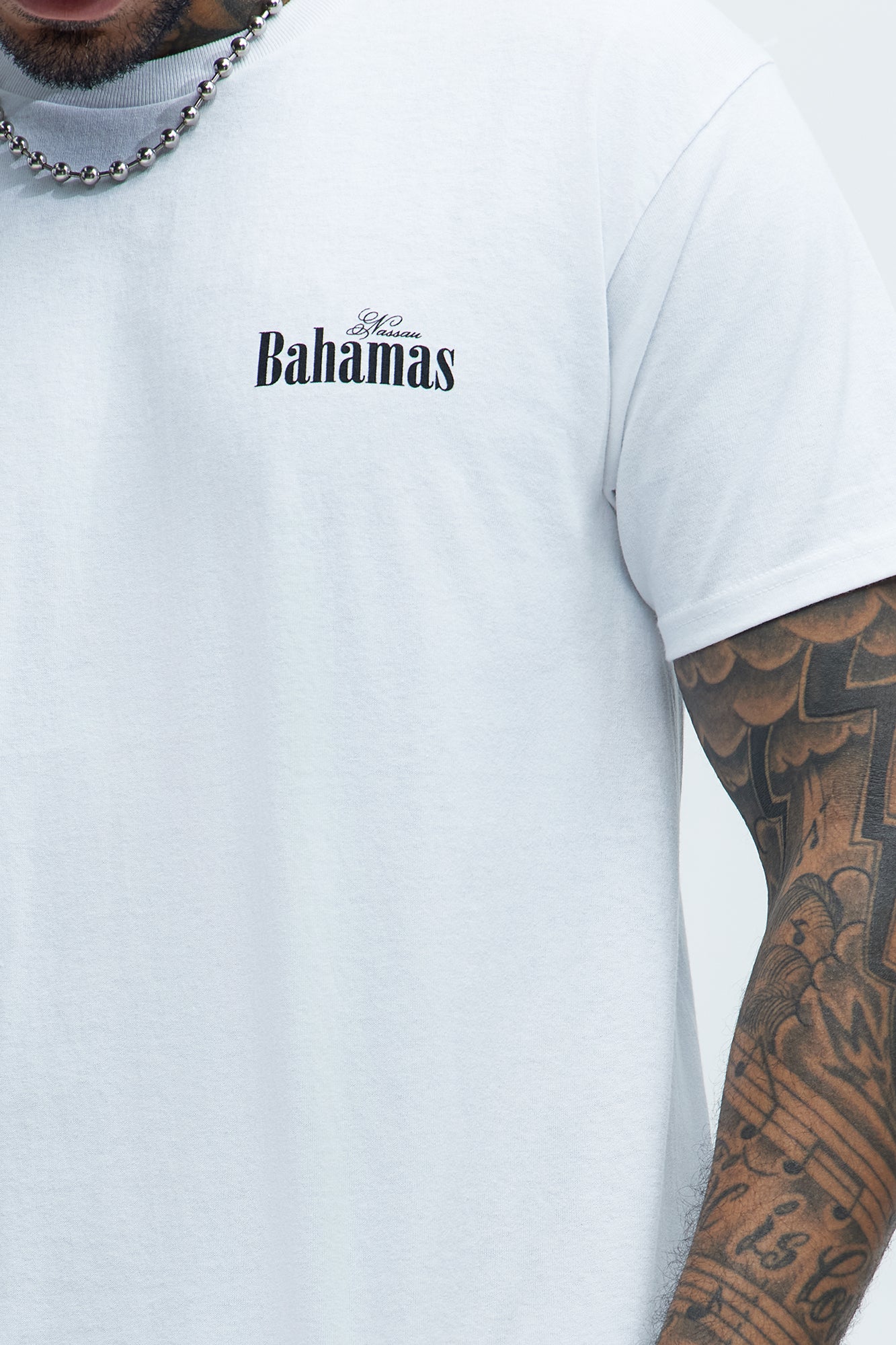 Bermuda Bahama Short Sleeve Tee - White - Image 4