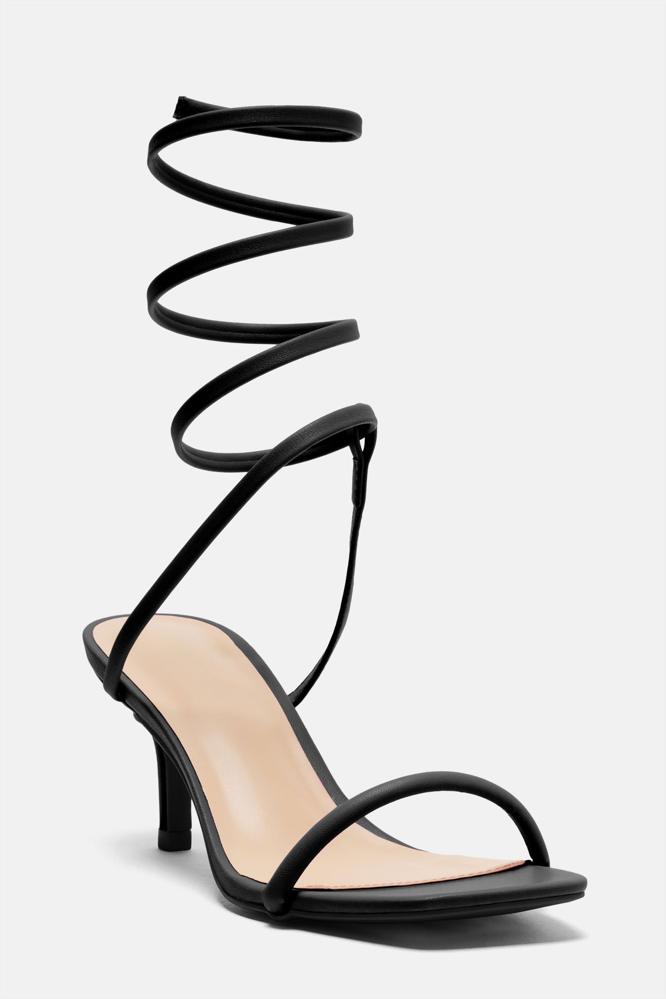 All Time Fav Wrap Up Heels - Black - Image 3