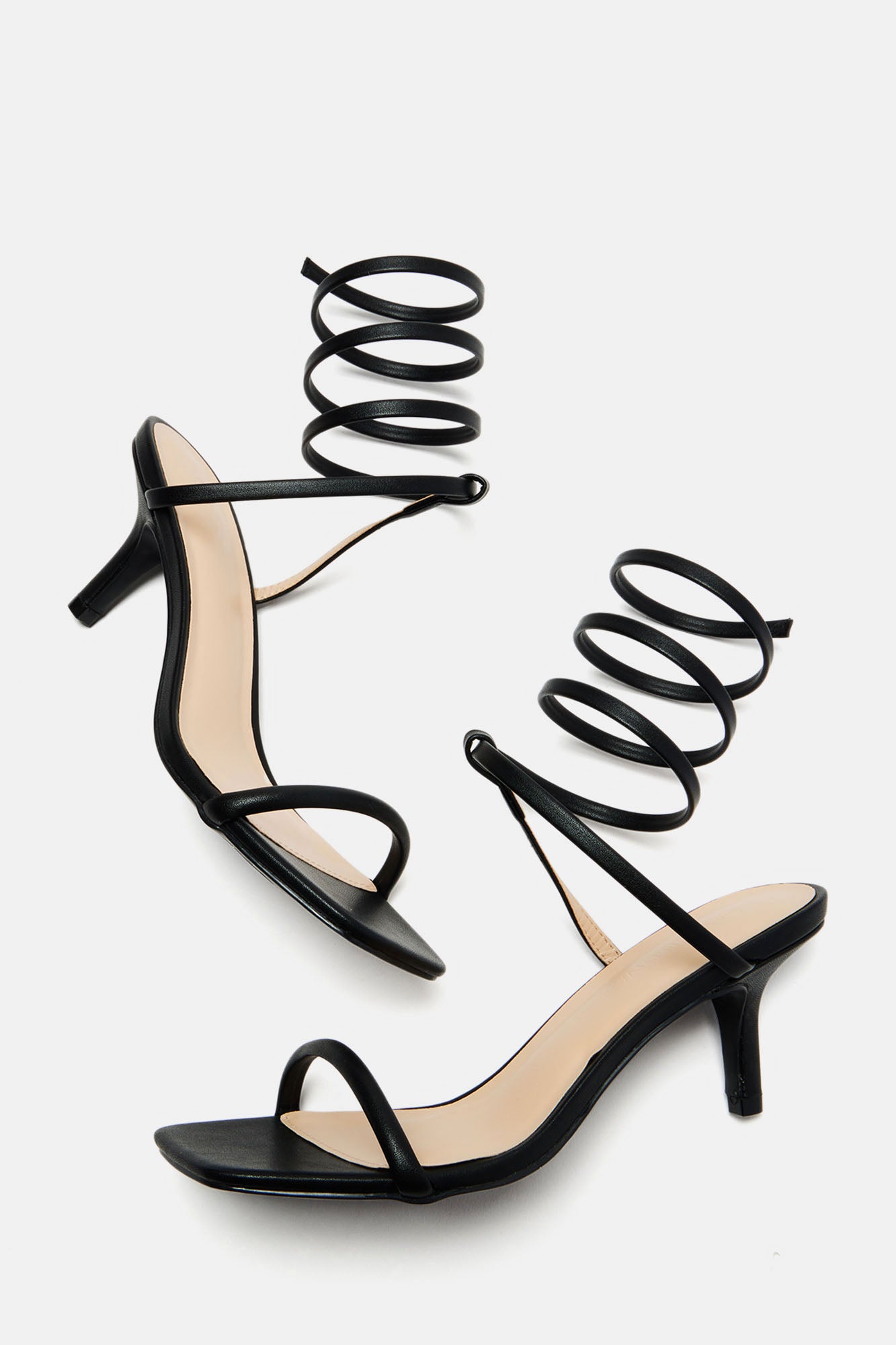 All Time Fav Wrap Up Heels - Black - Image 5