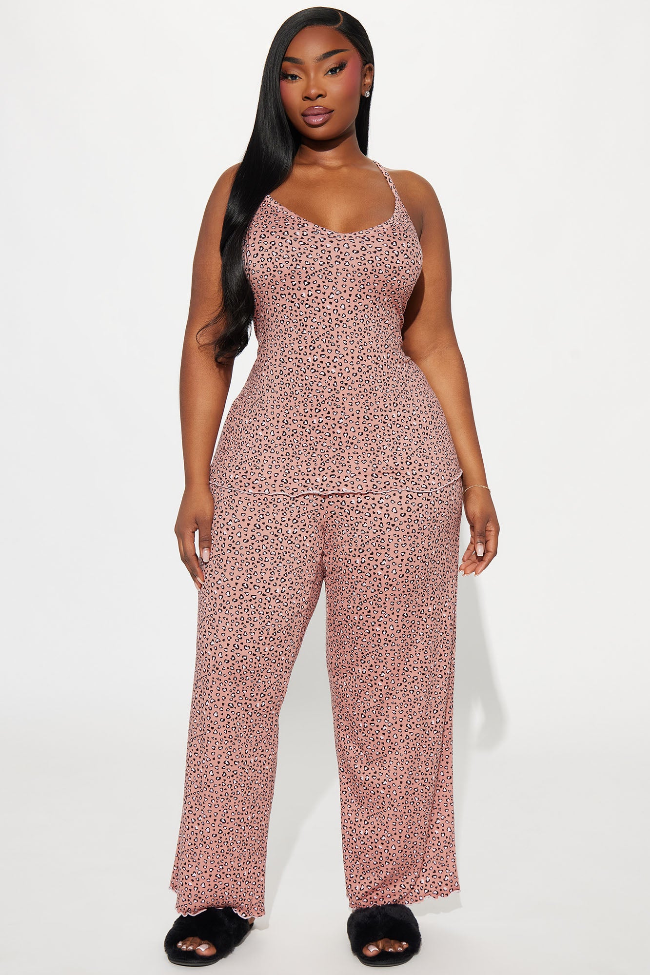 Wild Dreams PJ Pant Set - Brown/combo - Image 4