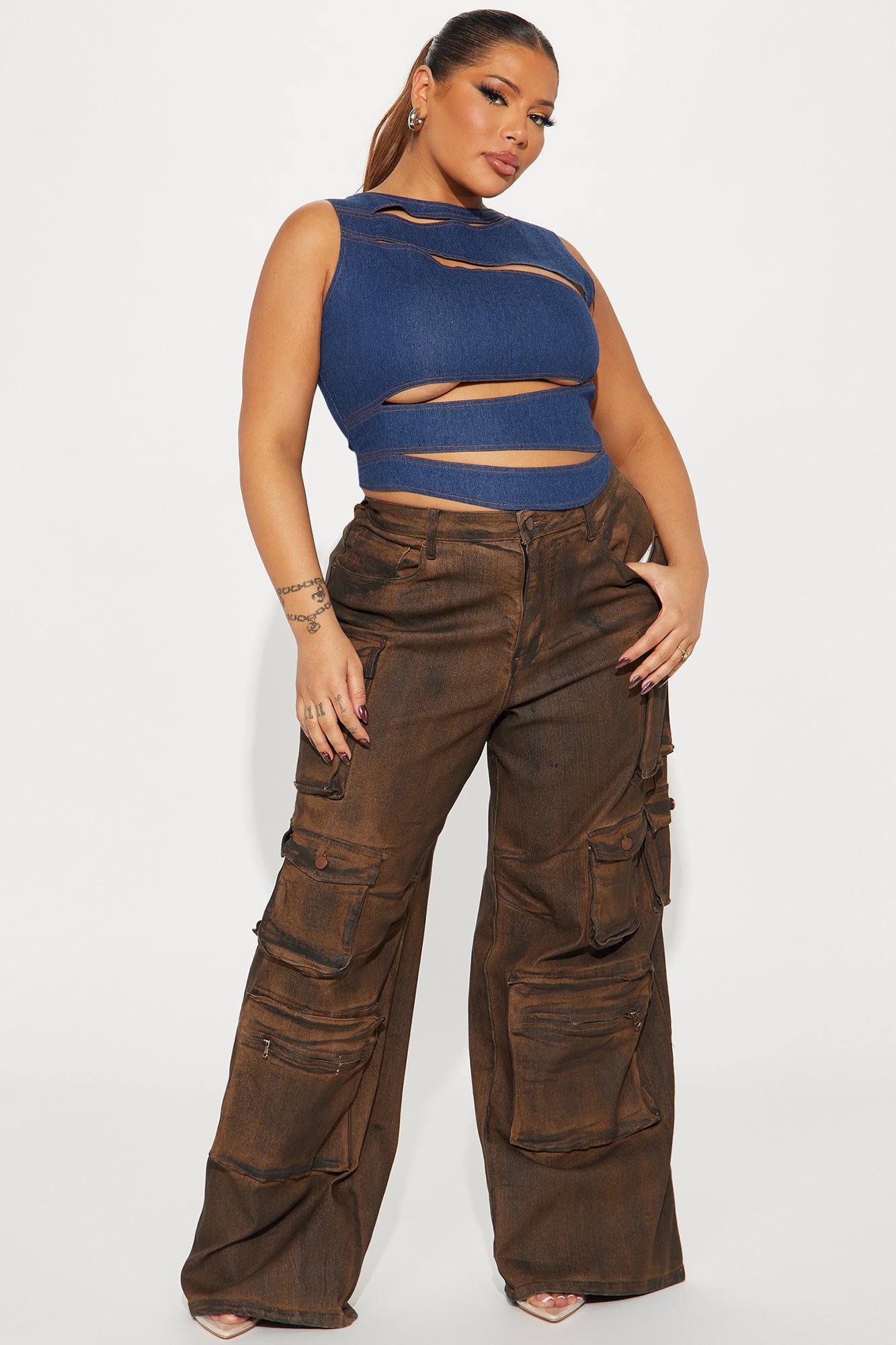 Better Than Your Next Denim Top - Dark Wash - Image 5