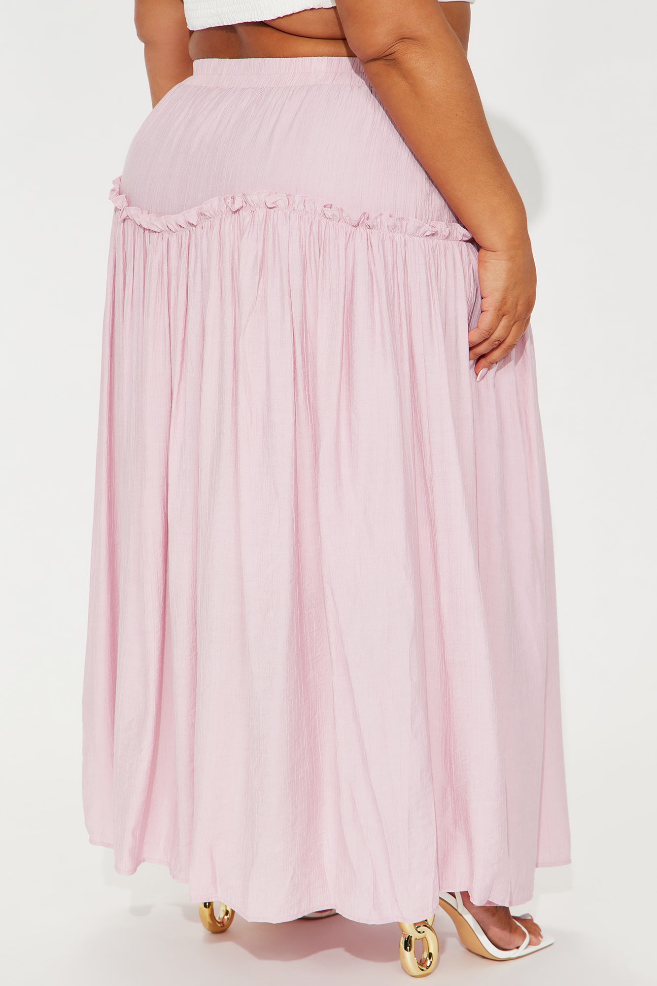 Lily Maxi Skirt - Pink - Image 6