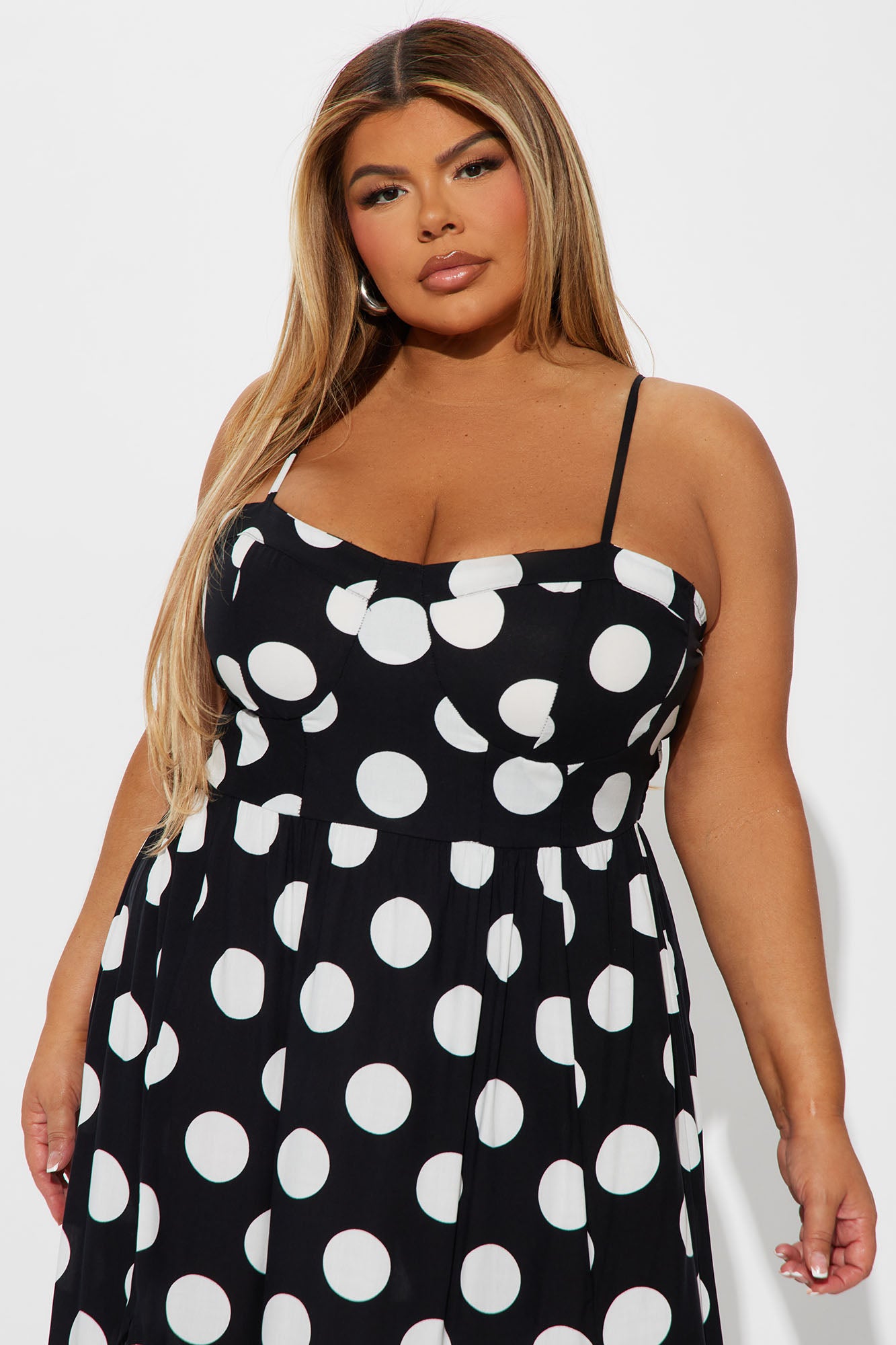 Anna Maxi Dress - Black/White - Image 5