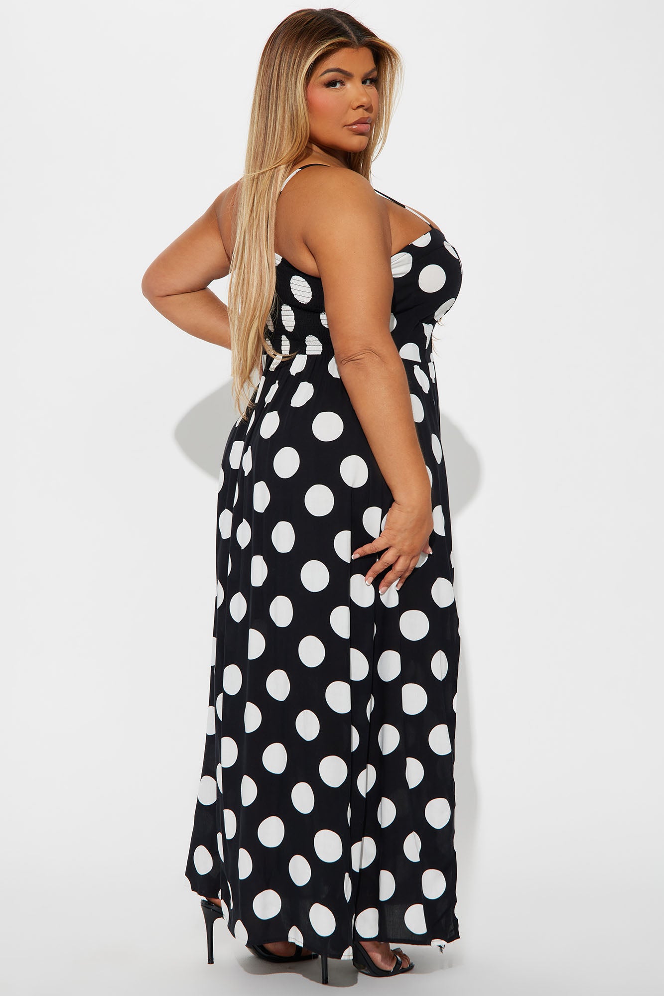 Anna Maxi Dress - Black/White - Image 6