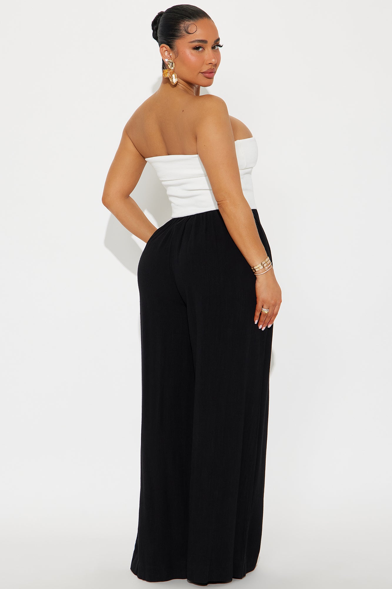 Ocean Breeze Jumpsuit - White/Black - Image 3