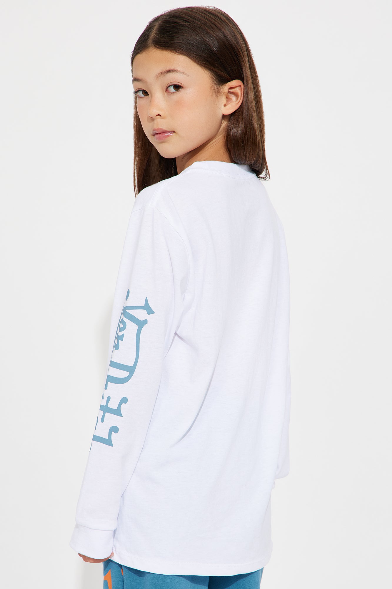 Mini Von Dutch Skull Long Sleeve Top - Blue/combo - Image 3