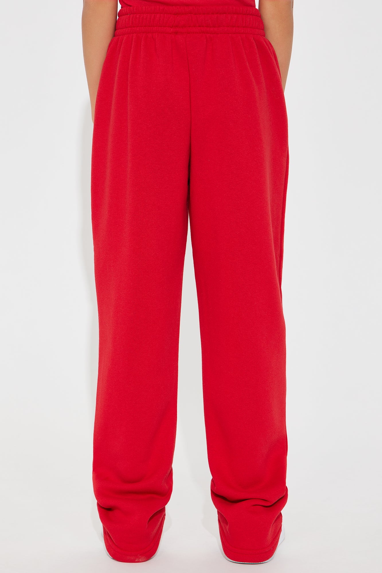 Mini Von Dutch Timeless Wide Leg Pant - Red/White - Image 3