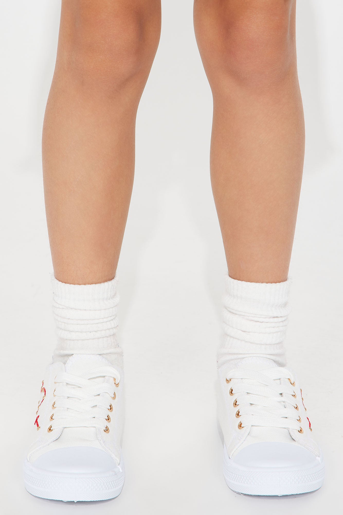Mini Struck My Heart Sneaker - White - Image 4