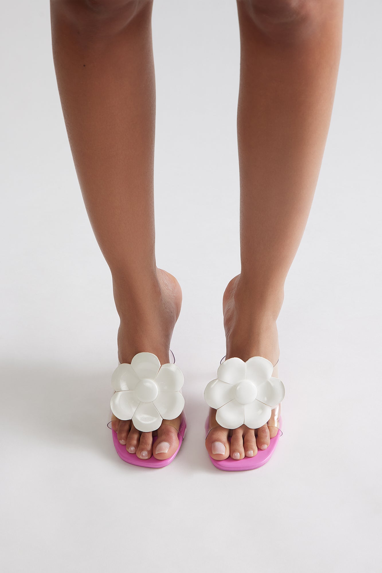 Floral Glamour Heels - Pink/combo - Image 4