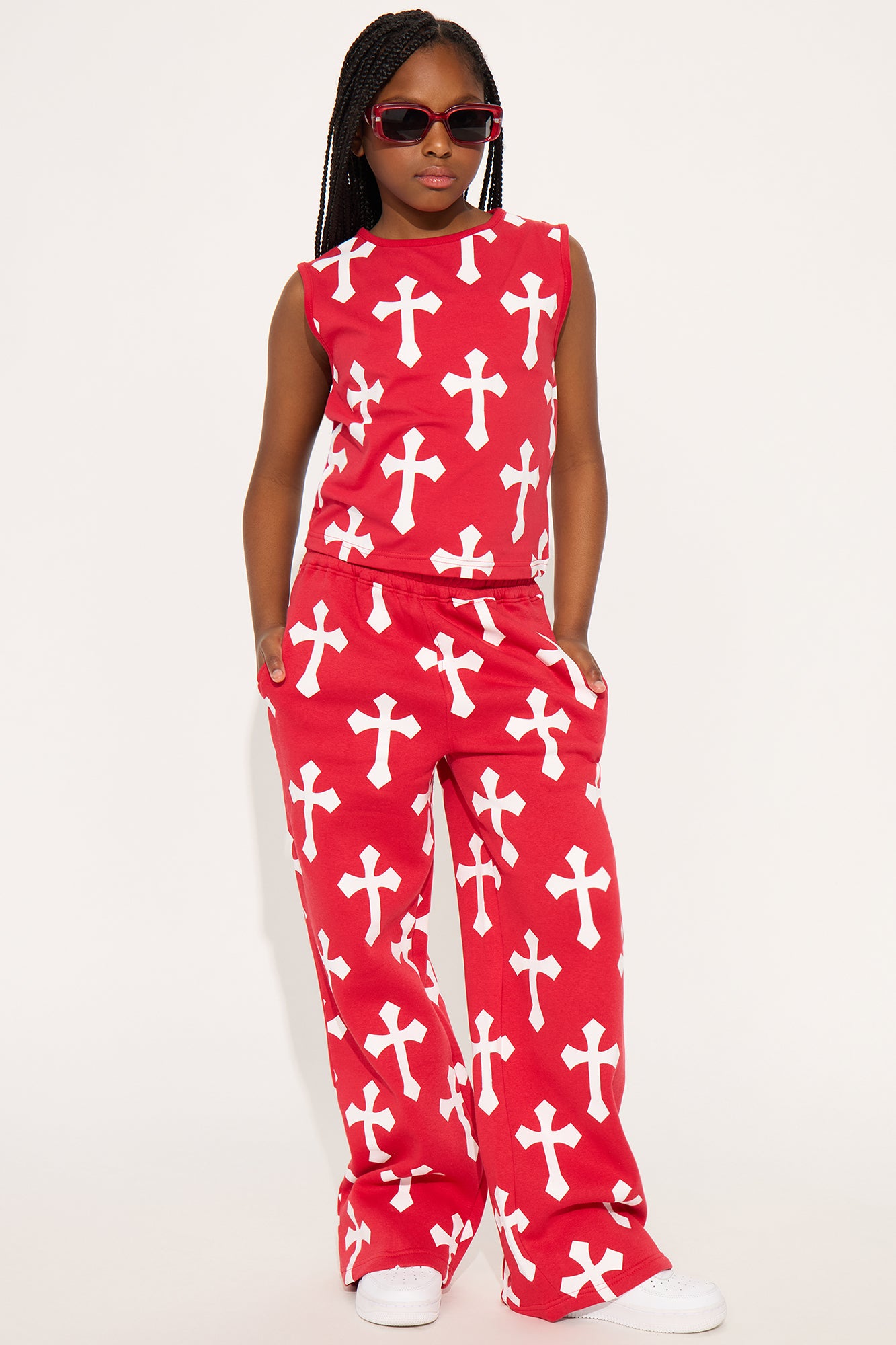 Mini All Over Crosses Set - Red - Image 3