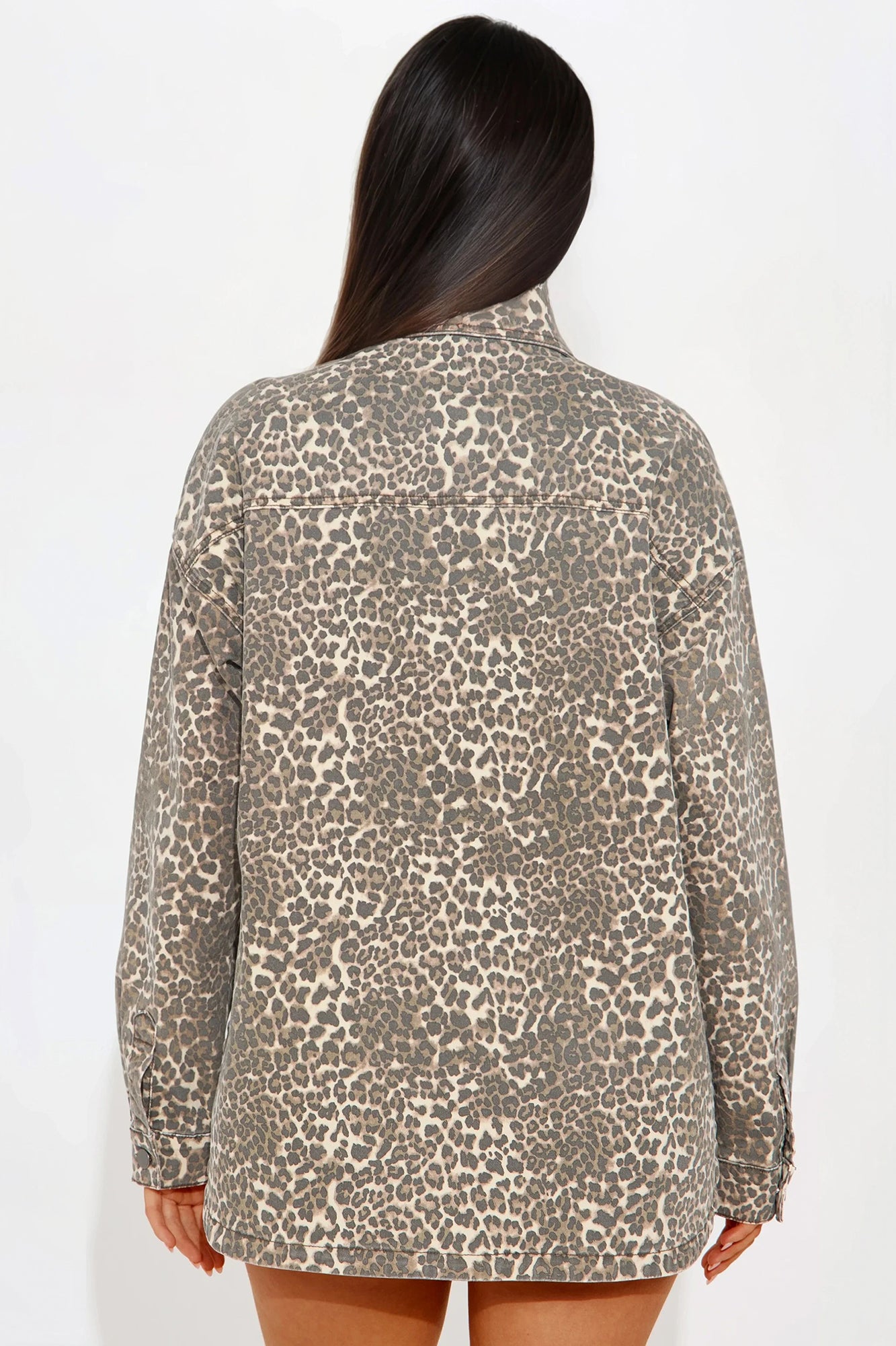 Wild About It Leopard Short Set - Brown/combo - Image 4