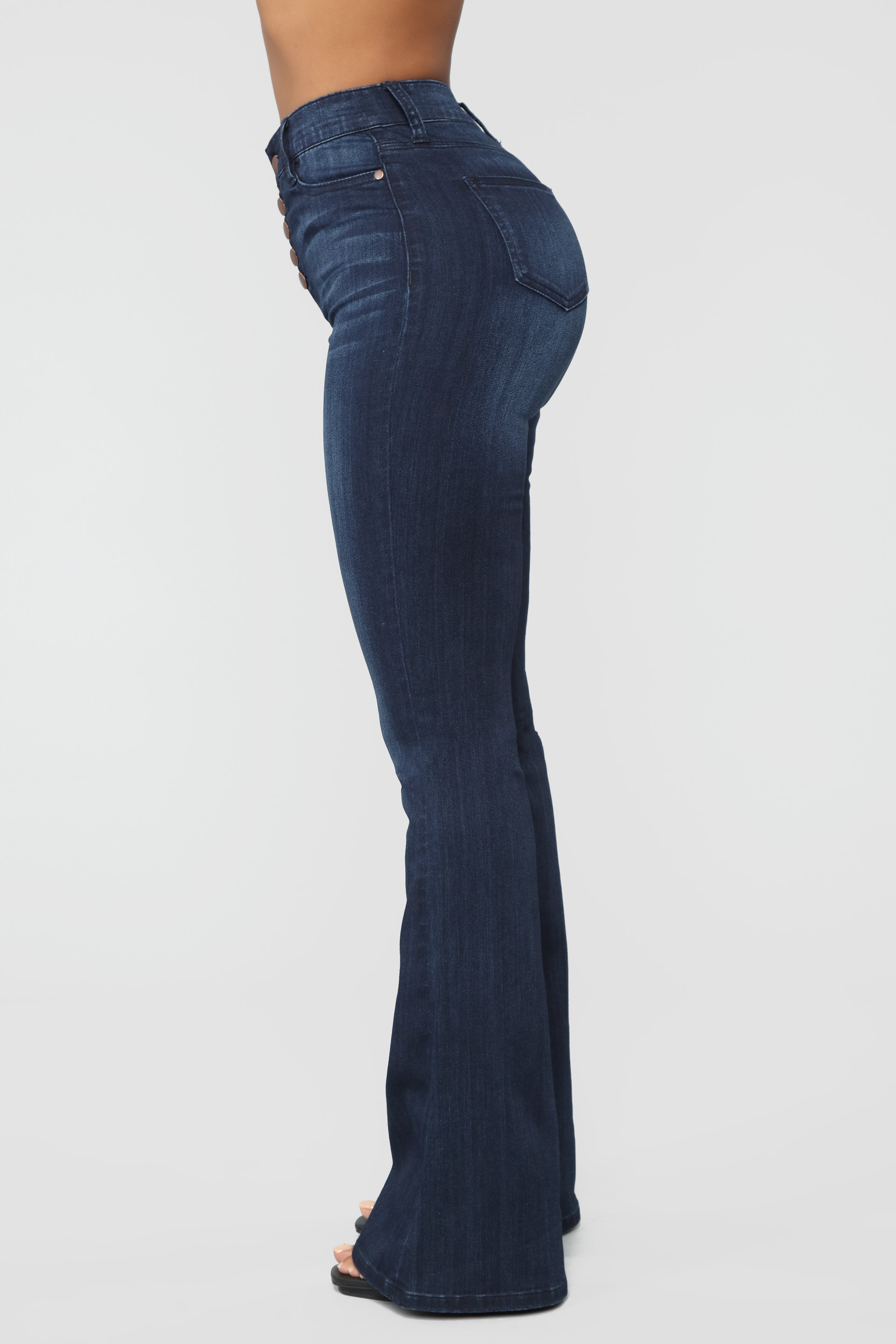 All Flared Up Jean - Dark Denim - Image 7