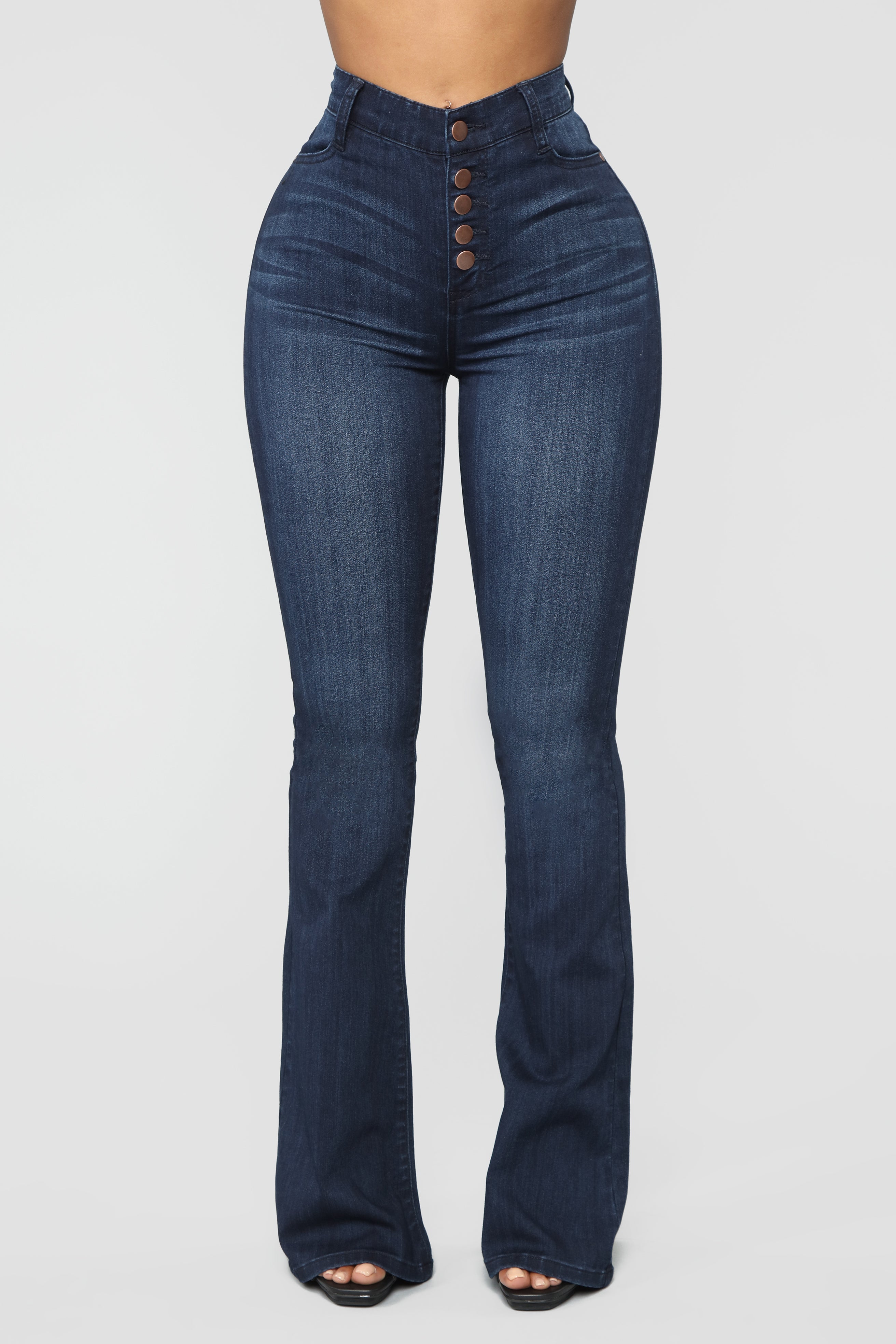 All Flared Up Jean - Dark Denim - Image 5
