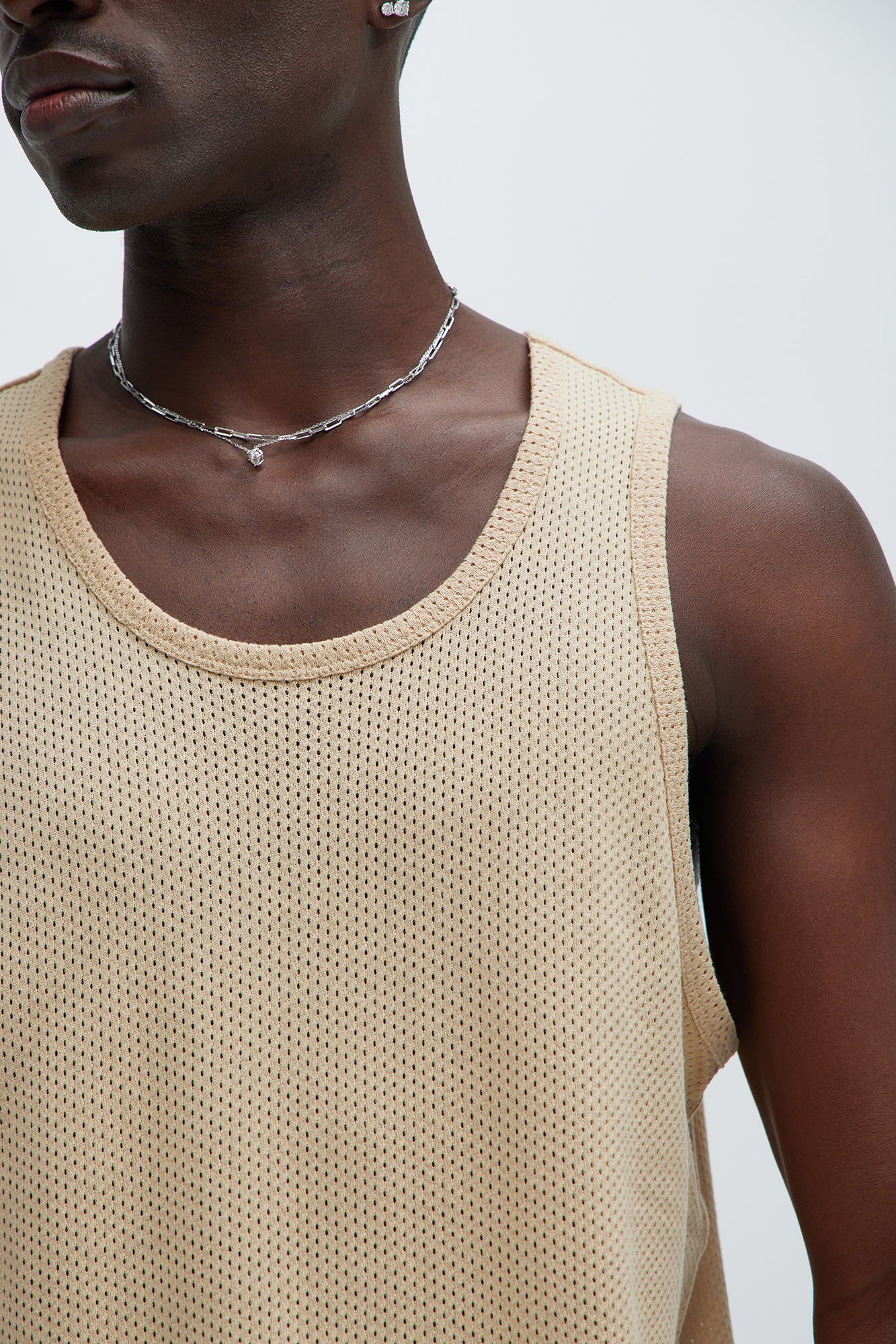 Randall Textured Tank - Tan - Image 3