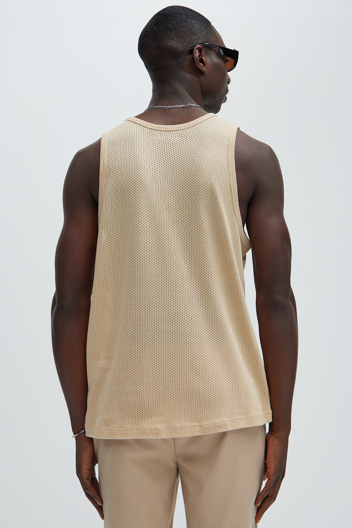 Randall Textured Tank - Tan - Image 4