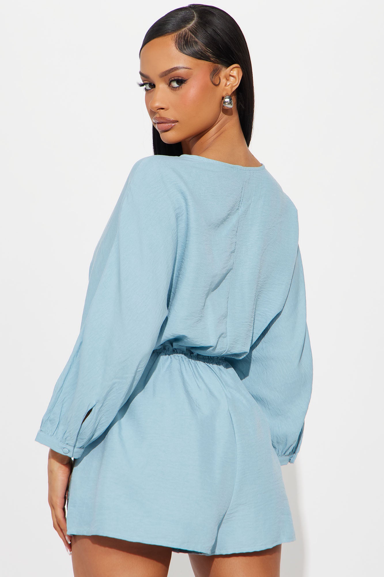 Adah Romper - Light Blue - Image 3
