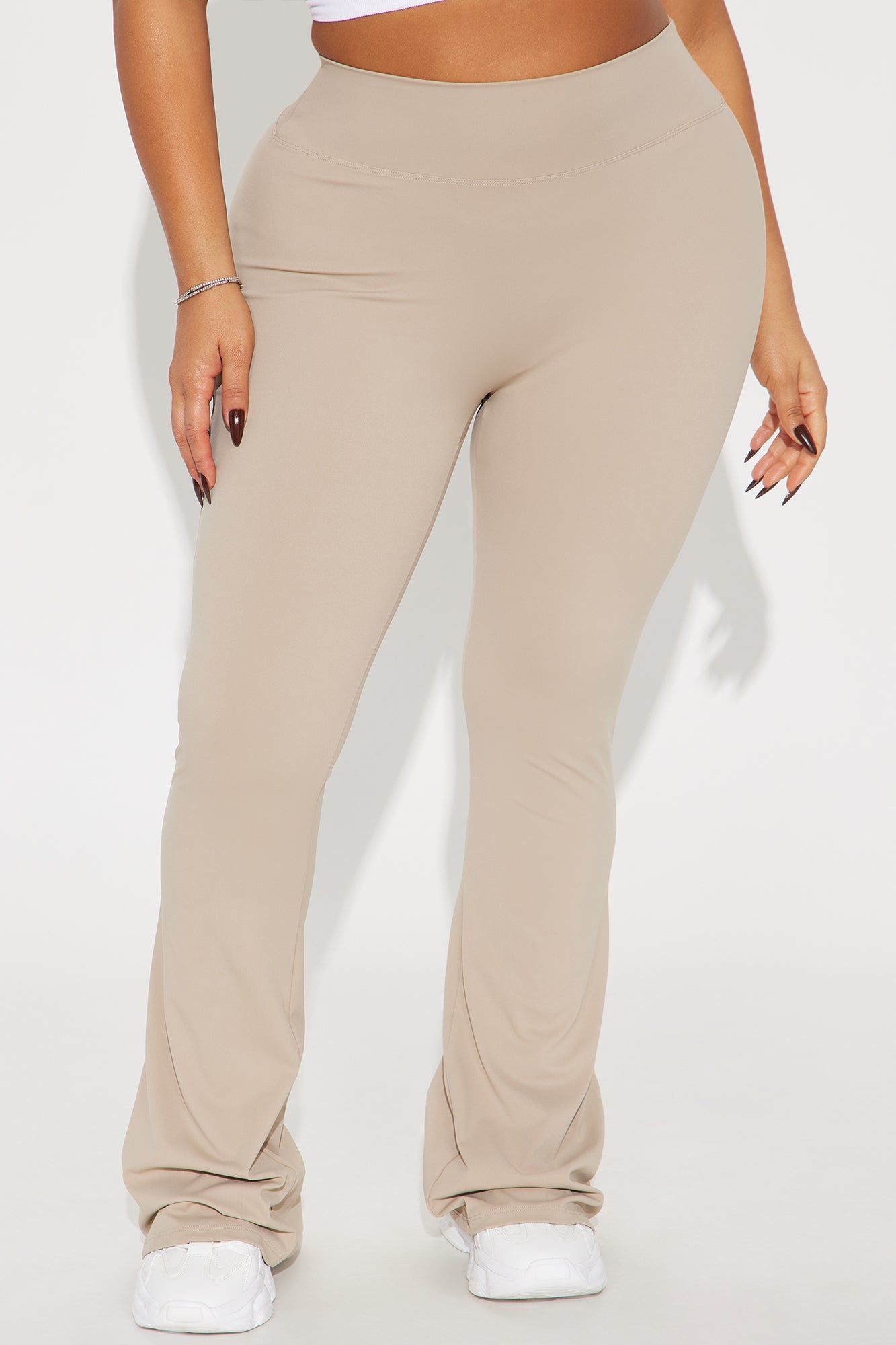 Stay Snatched Active Yoga Pant - Taupe - Image 5