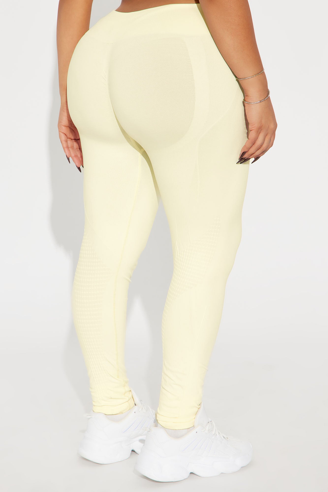 Catch A Break Seamless Active Legging - Cream - Image 6