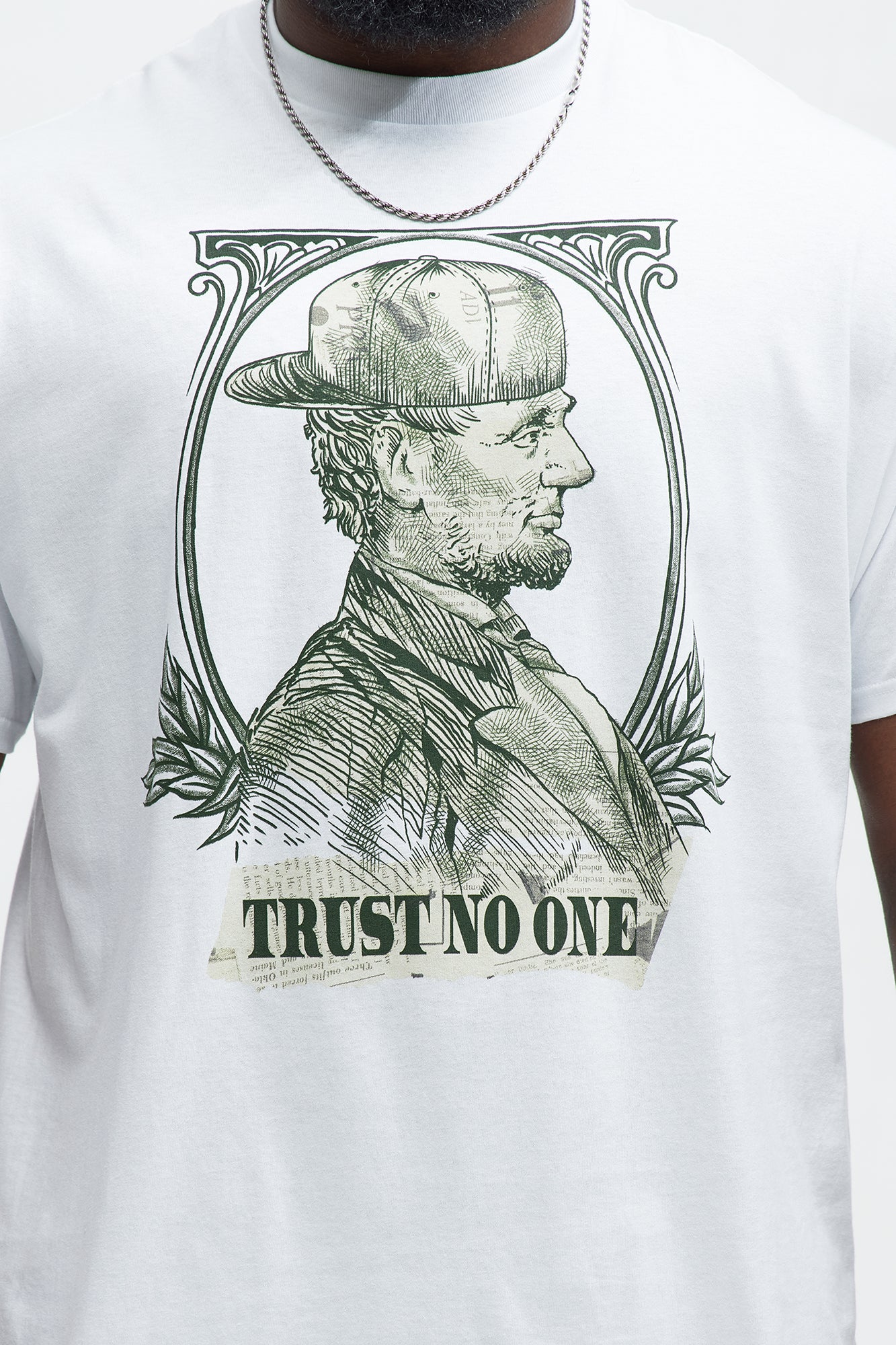 All About The Abrahams Short Sleeve Tee - White - Image 5