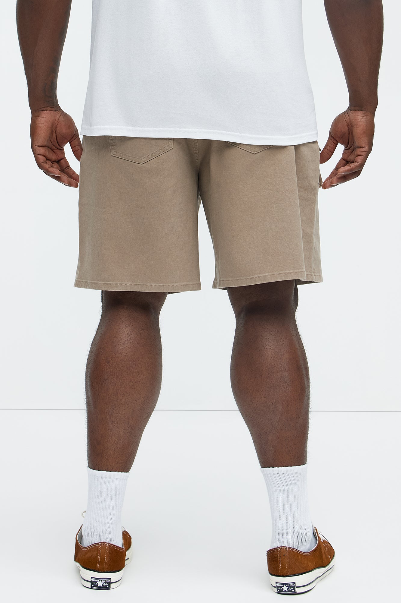 Bobby Twill Cargo Shorts - Khaki - Image 9