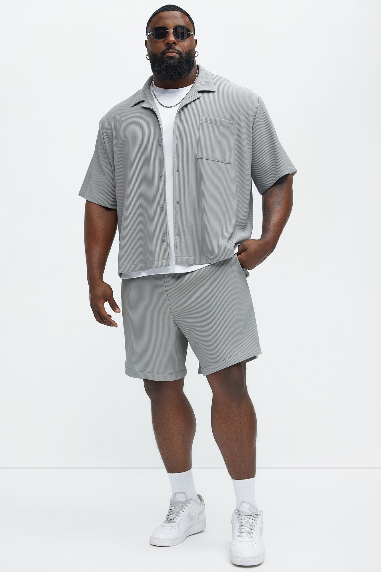 Show Up Basketball Short - Grey - Image 7