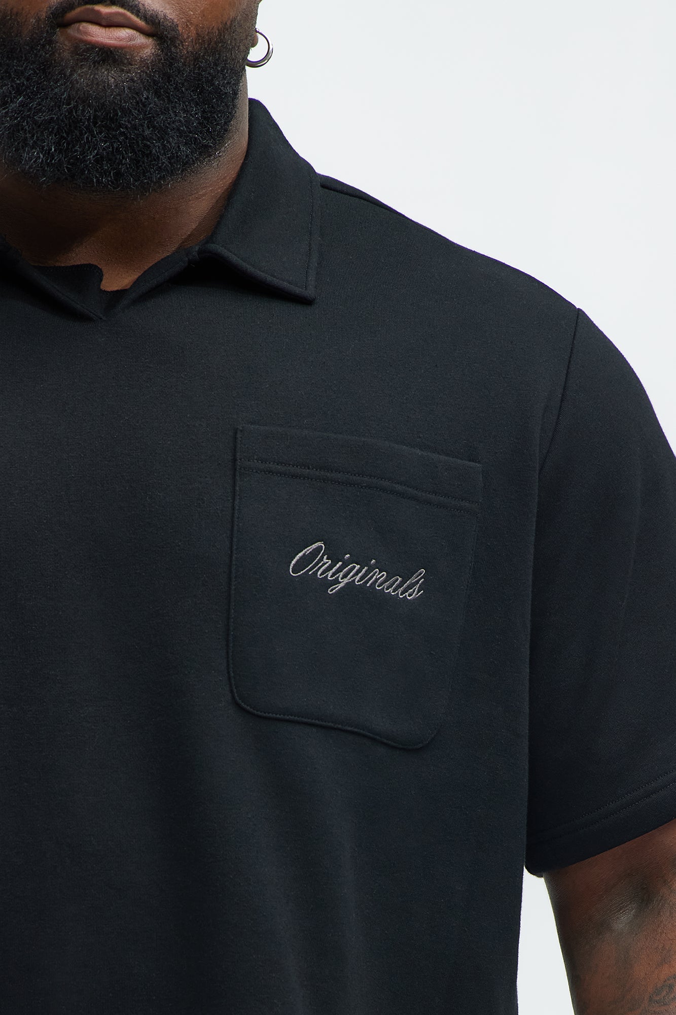 Tyson Happy Mistake Short Sleeve Polo - Black - Image 7