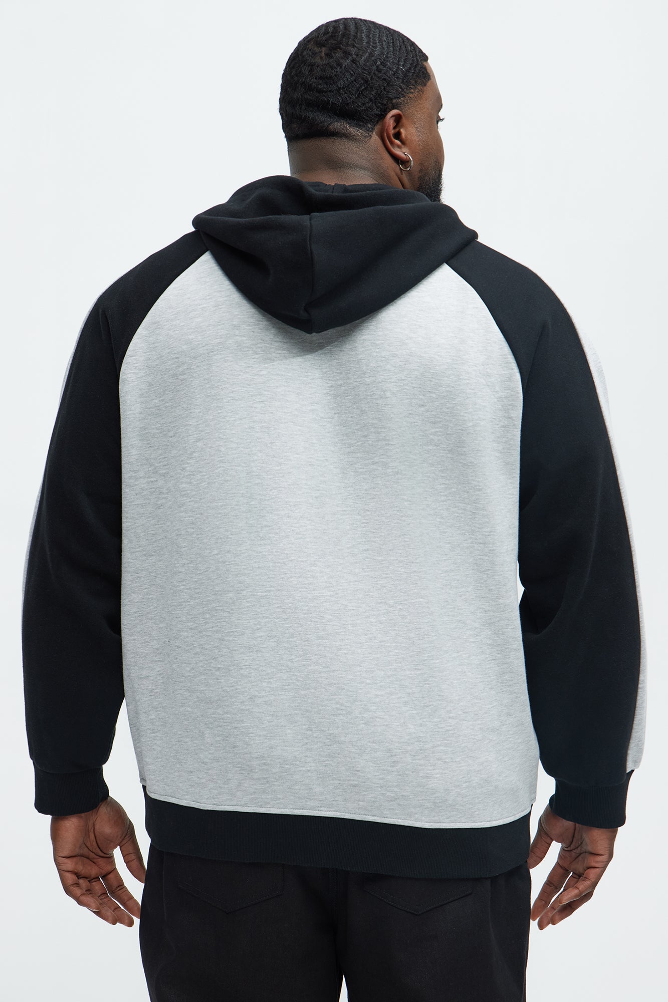 Tyson Entertaining Raglan Zip Up Hoodie - Heather/Combo - Image 10