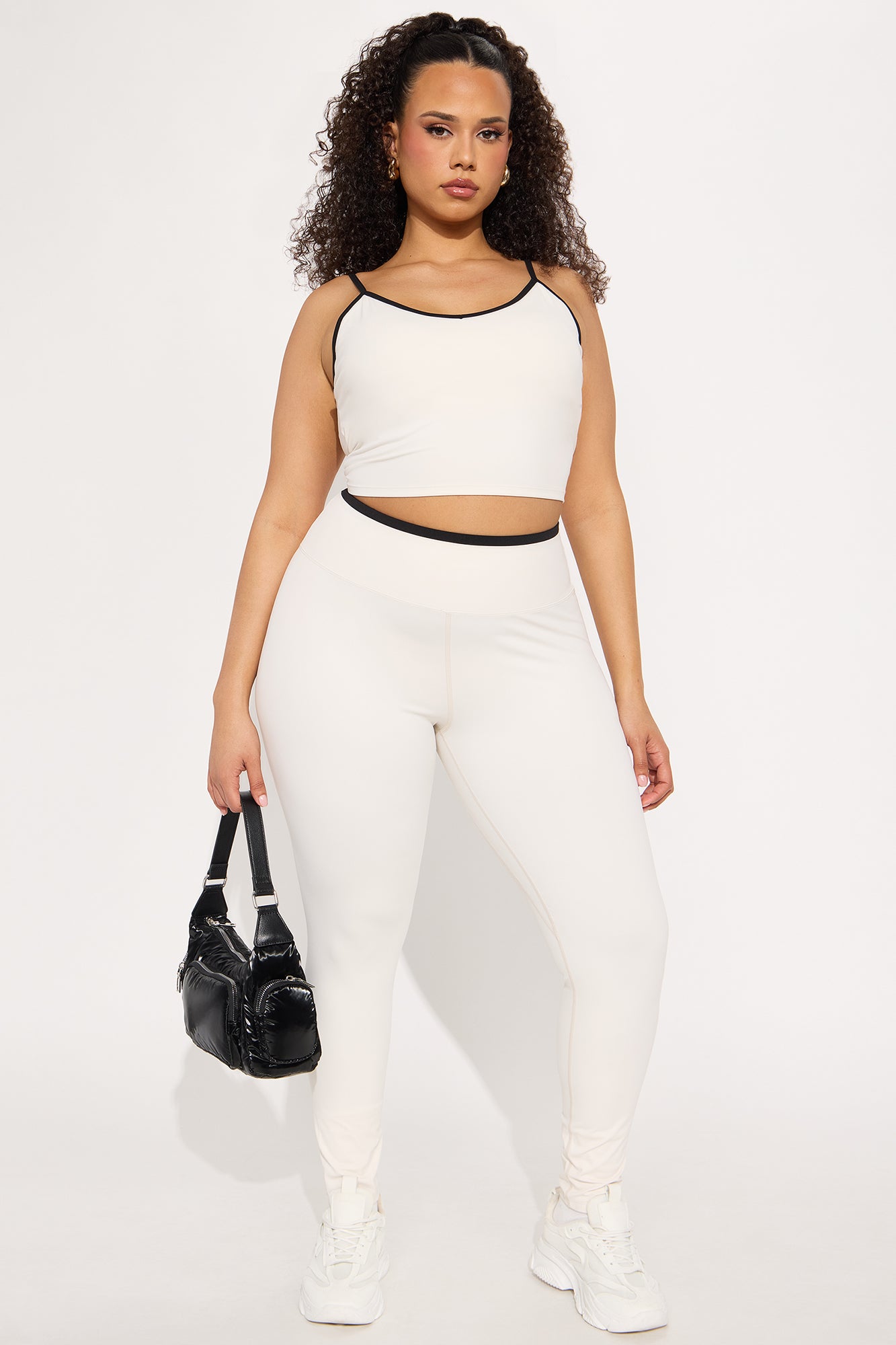 Calm And Collected Active Legging - Cream - Image 4