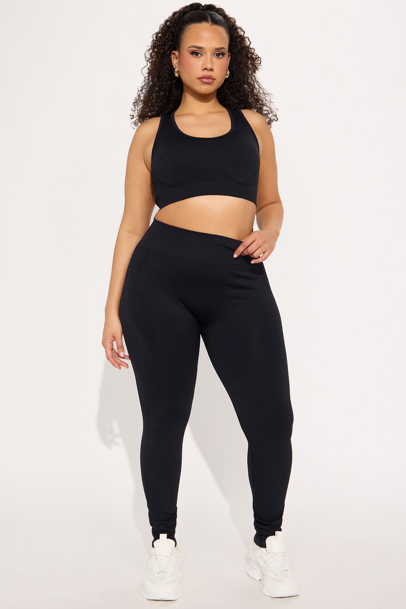 Catch A Break Seamless Active Legging - Black - Image 4