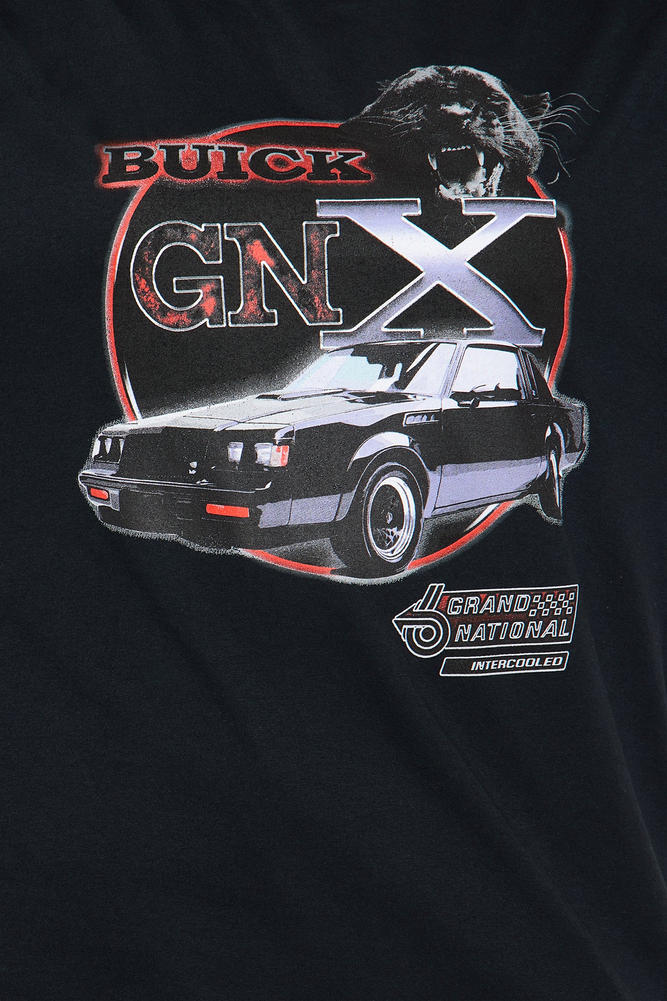 Vintage GNX Grand National Oversized Tee - Black - Image 8
