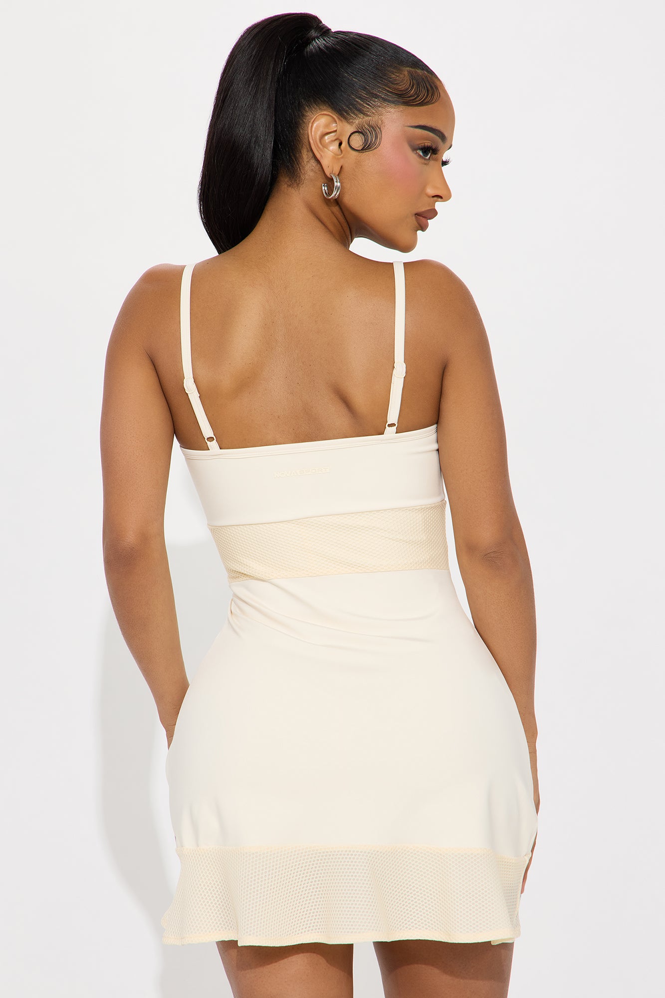 Country Club Elevate Active Dress - Cream - Image 3