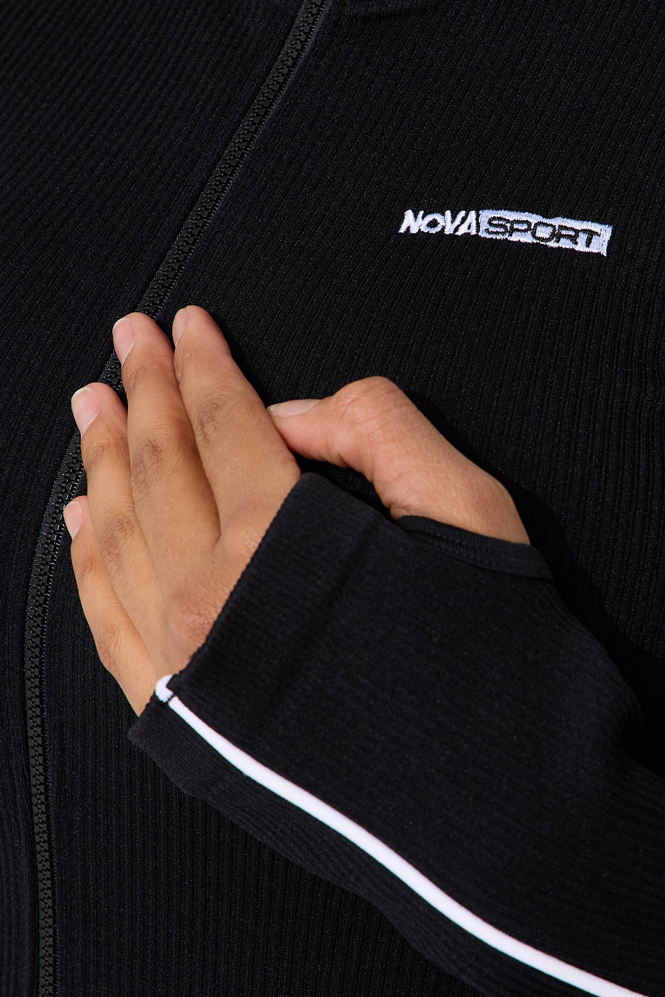 Court Cutie Effortless Seamless Active Jacket - Black - Image 3